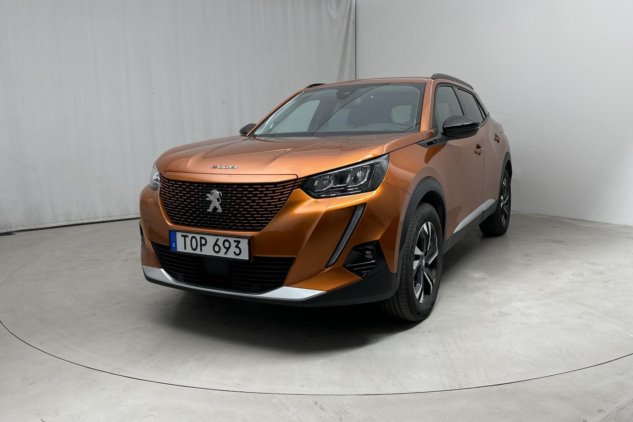 Peugeot e-2008 50 kWh (136hk) - 37 120 km - Automaatne - oranž - 2022