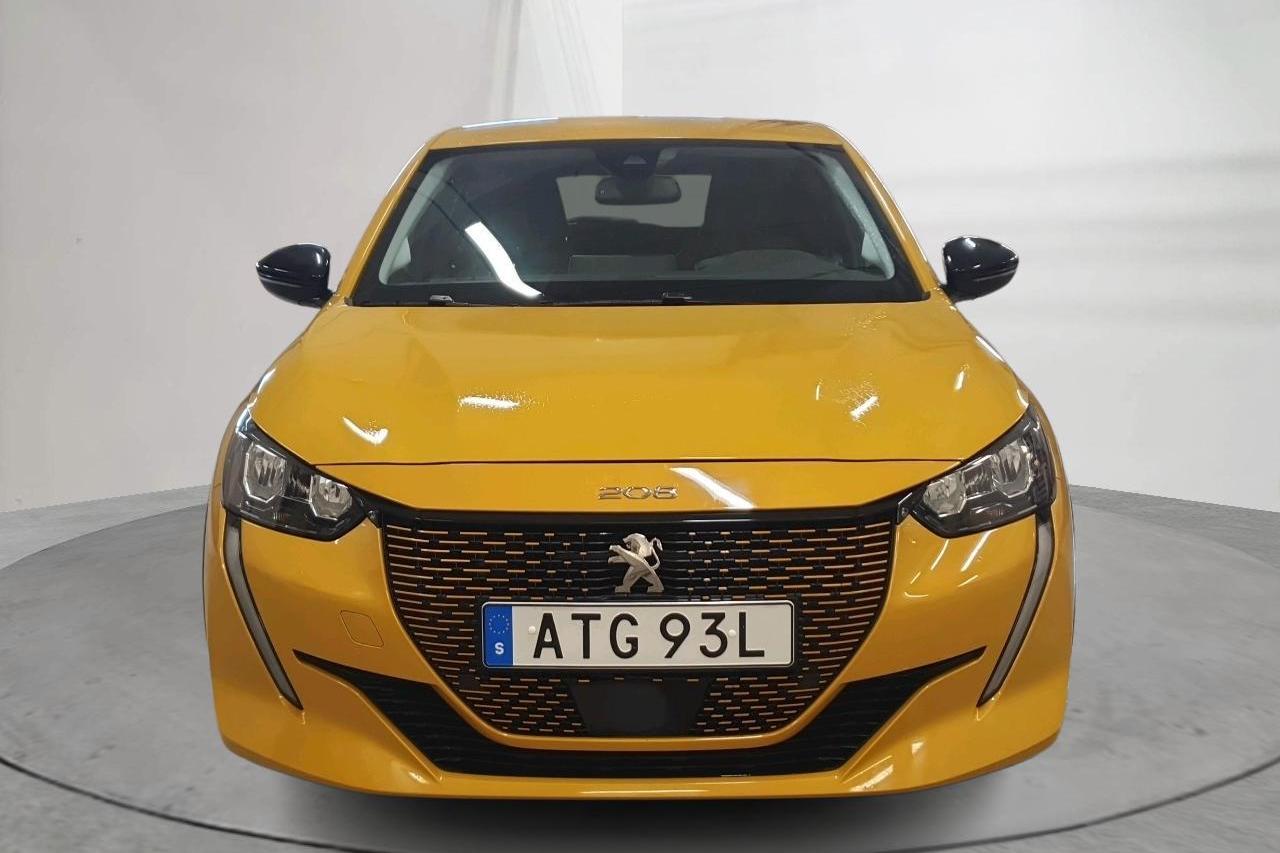 Peugeot e-208 50 kWh 5dr (136hk) - 39 980 km - Automatyczna - żółty - 2022