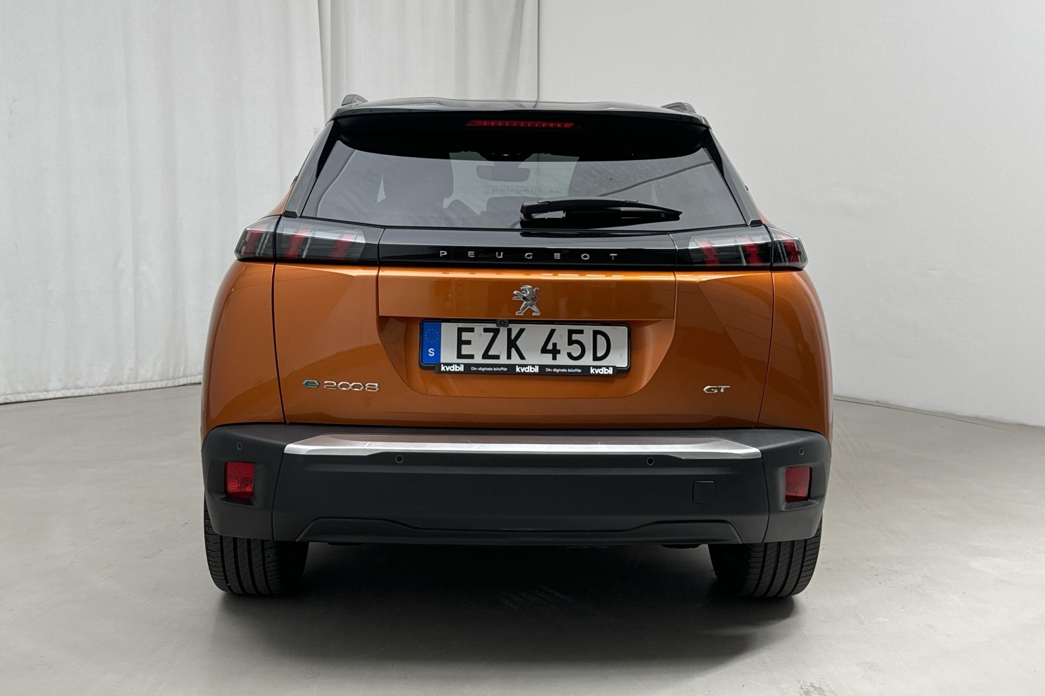 Peugeot e-2008 50 kWh (136hk) - 28 040 km - Automaatne - oranž - 2022