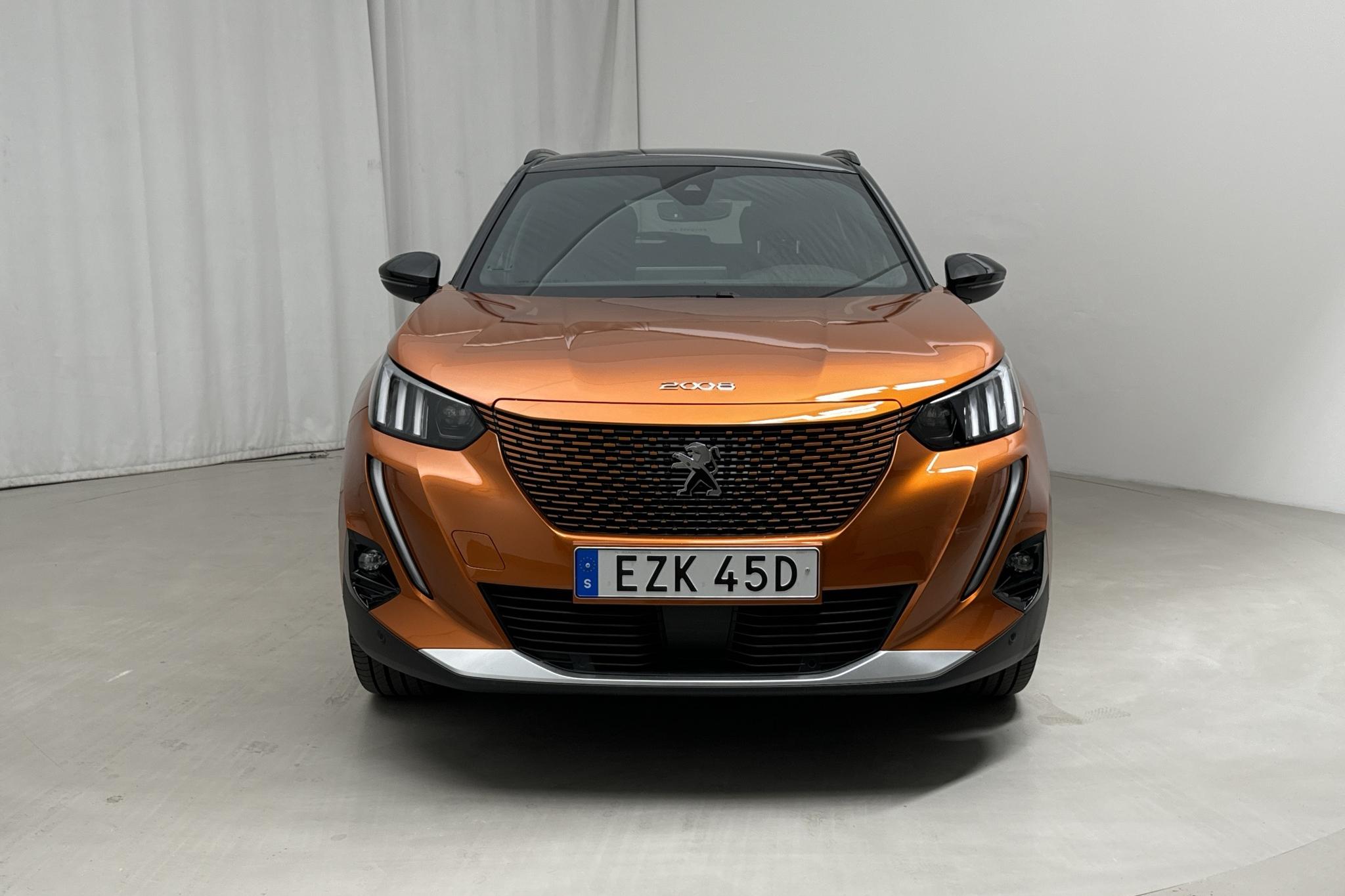 Peugeot e-2008 50 kWh (136hk) - 28 040 km - Automaatne - oranž - 2022