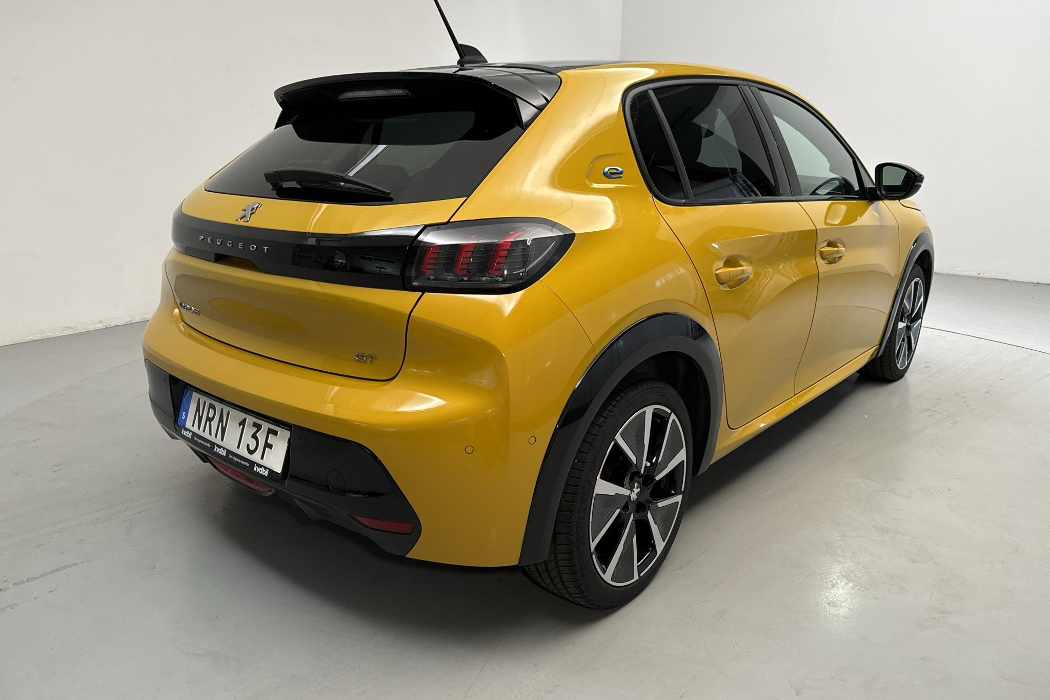 Peugeot e-208 50 kWh 5dr (136hk) - 16 030 km - Automatic - yellow - 2022