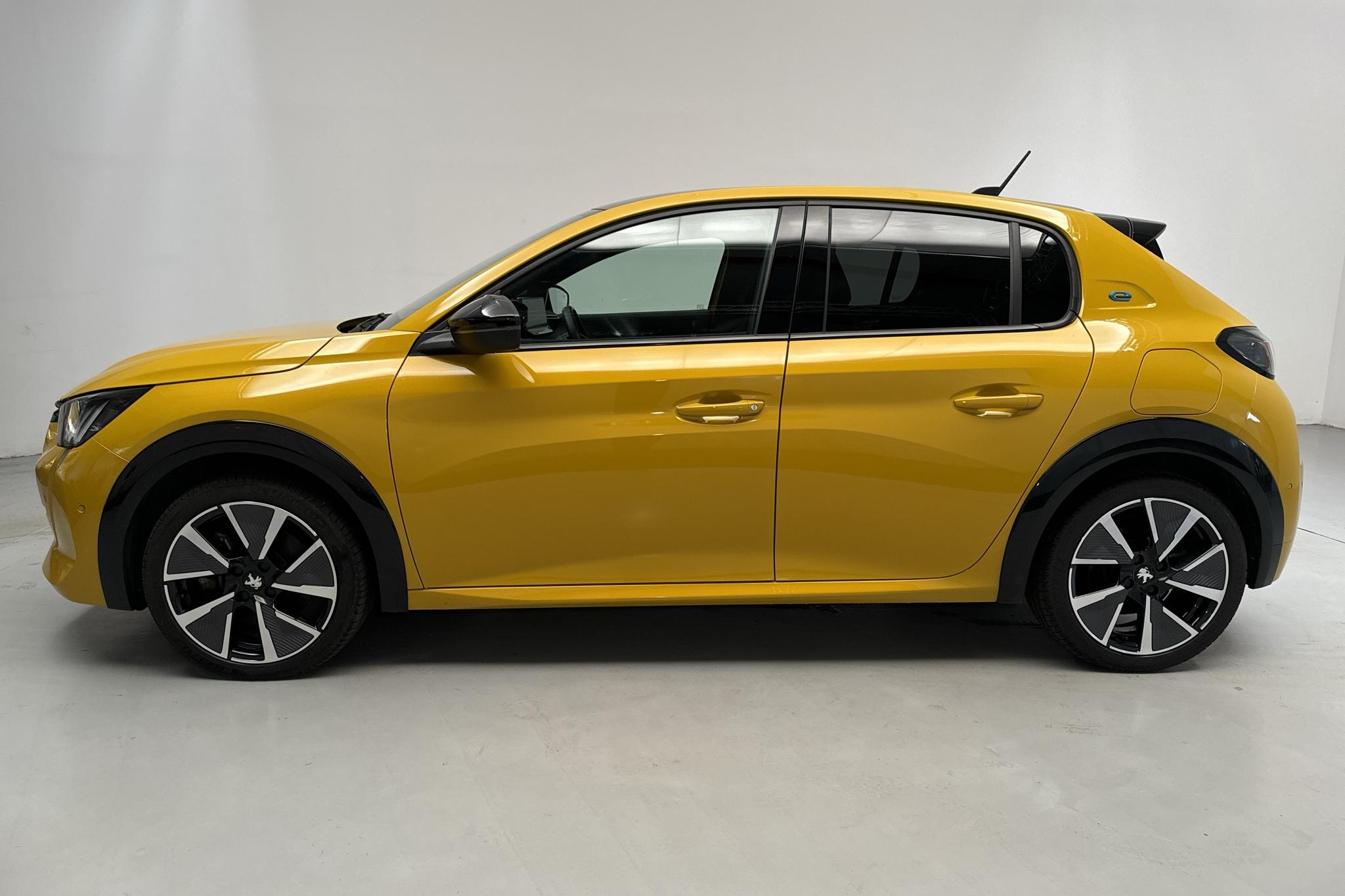 Peugeot e-208 50 kWh 5dr (136hk) - 16 030 km - Automatic - yellow - 2022