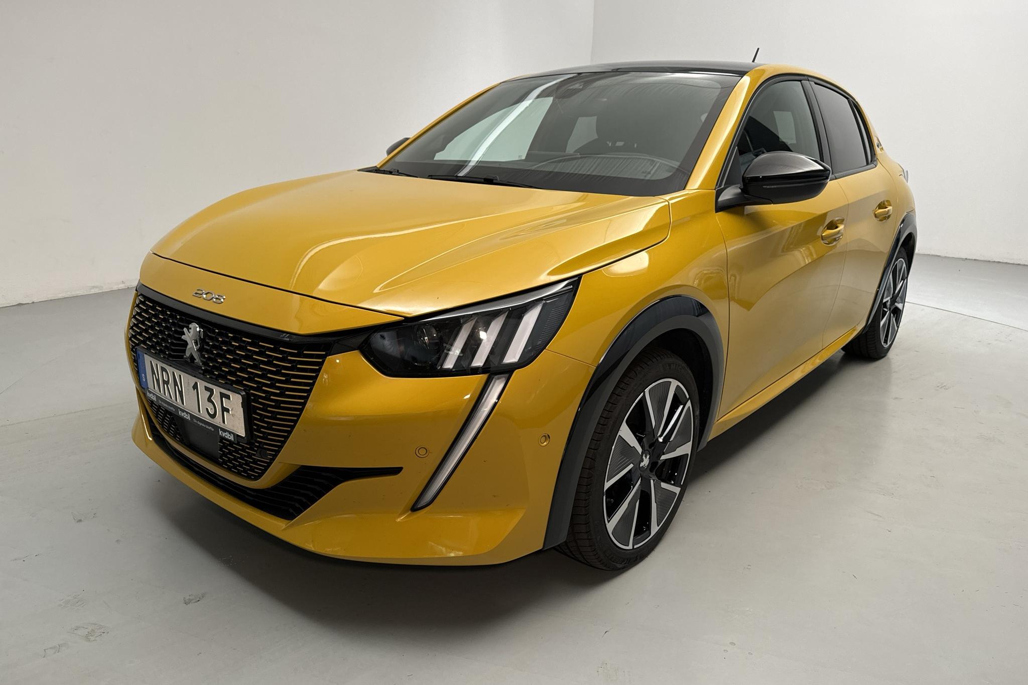 Peugeot e-208 50 kWh 5dr (136hk) - 16 030 km - Automatic - yellow - 2022