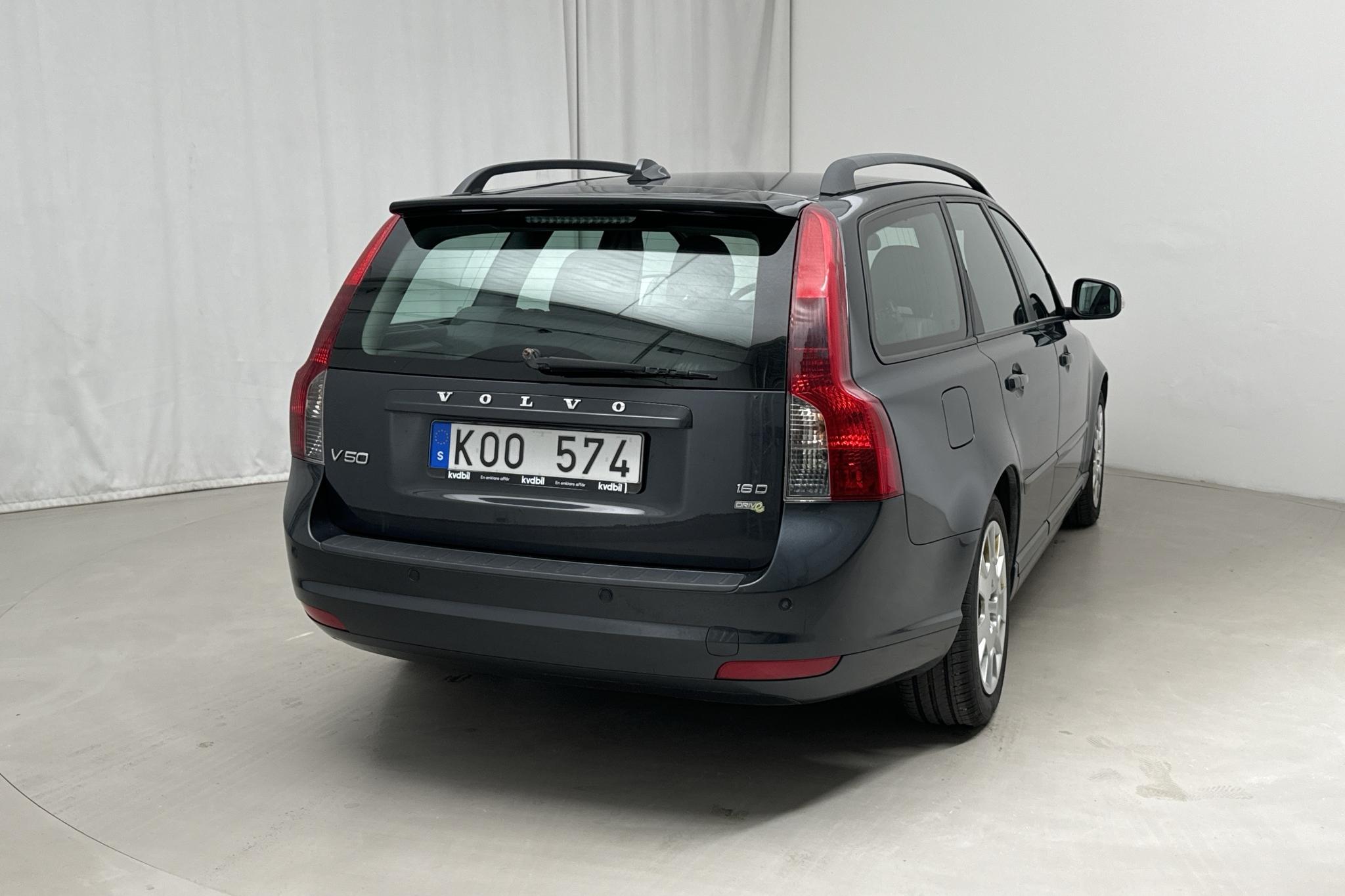 Volvo V50 1.6D DRIVe (109hk) - 168 640 km - Manuaalinen - harmaa - 2010