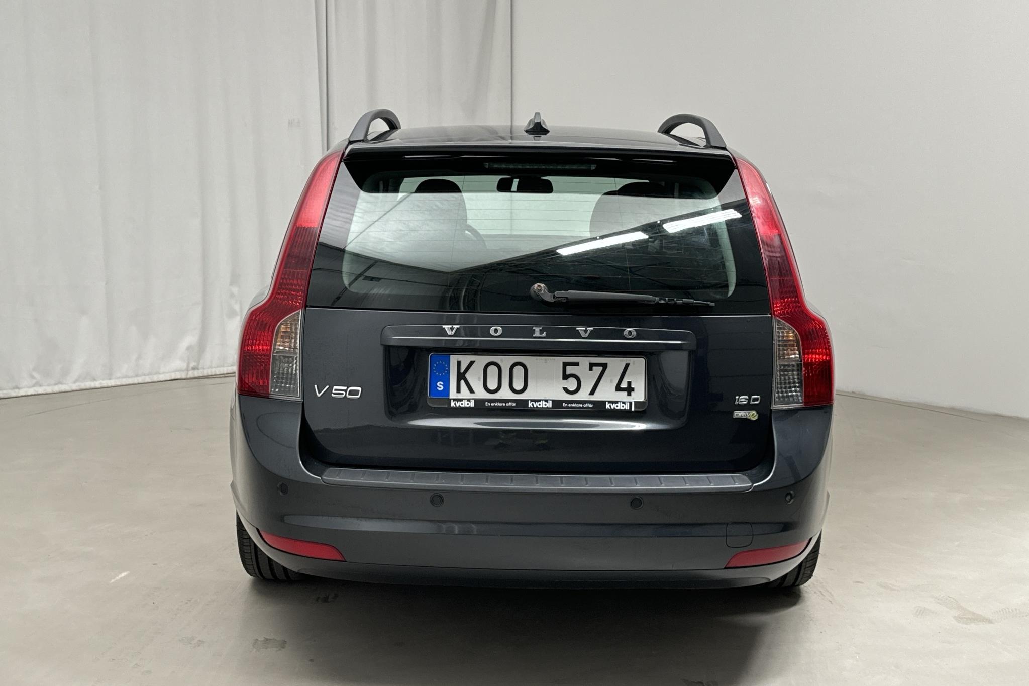 Volvo V50 1.6D DRIVe (109hk) - 168 640 km - Manualna - szary - 2010