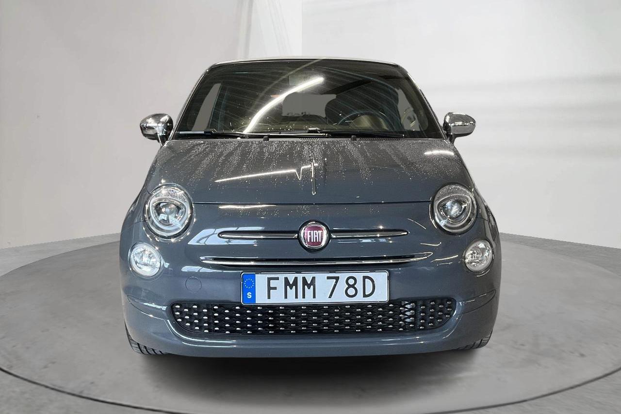 Fiat 500C 1.2 (69hk) - 59 180 km - Automatyczna - szary - 2020