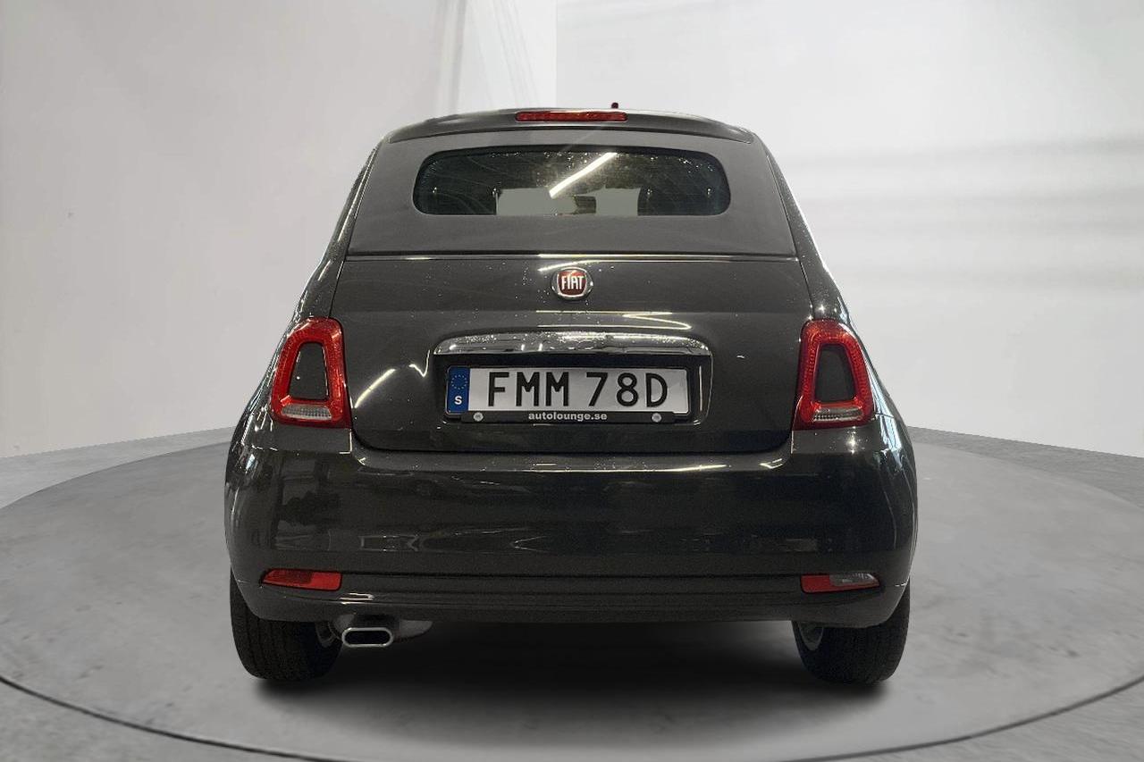 Fiat 500C 1.2 (69hk) - 59 180 km - Automatyczna - szary - 2020