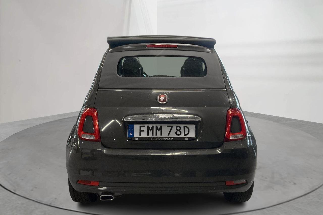 Fiat 500C 1.2 (69hk) - 59 180 km - Automatic - gray - 2020