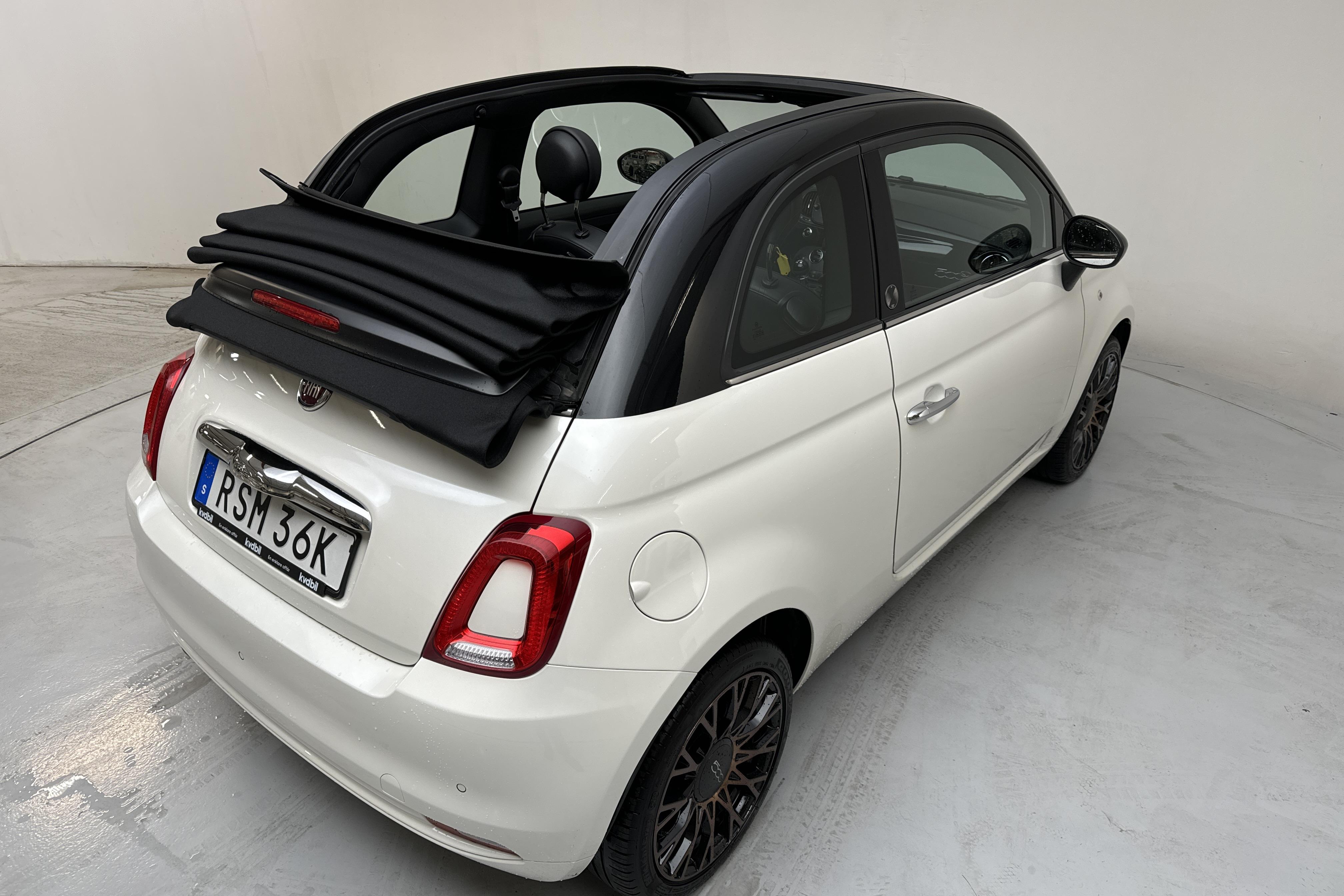 Fiat 500C 1.2 (69hk) - 38 170 km - Käsitsi - valge - 2020