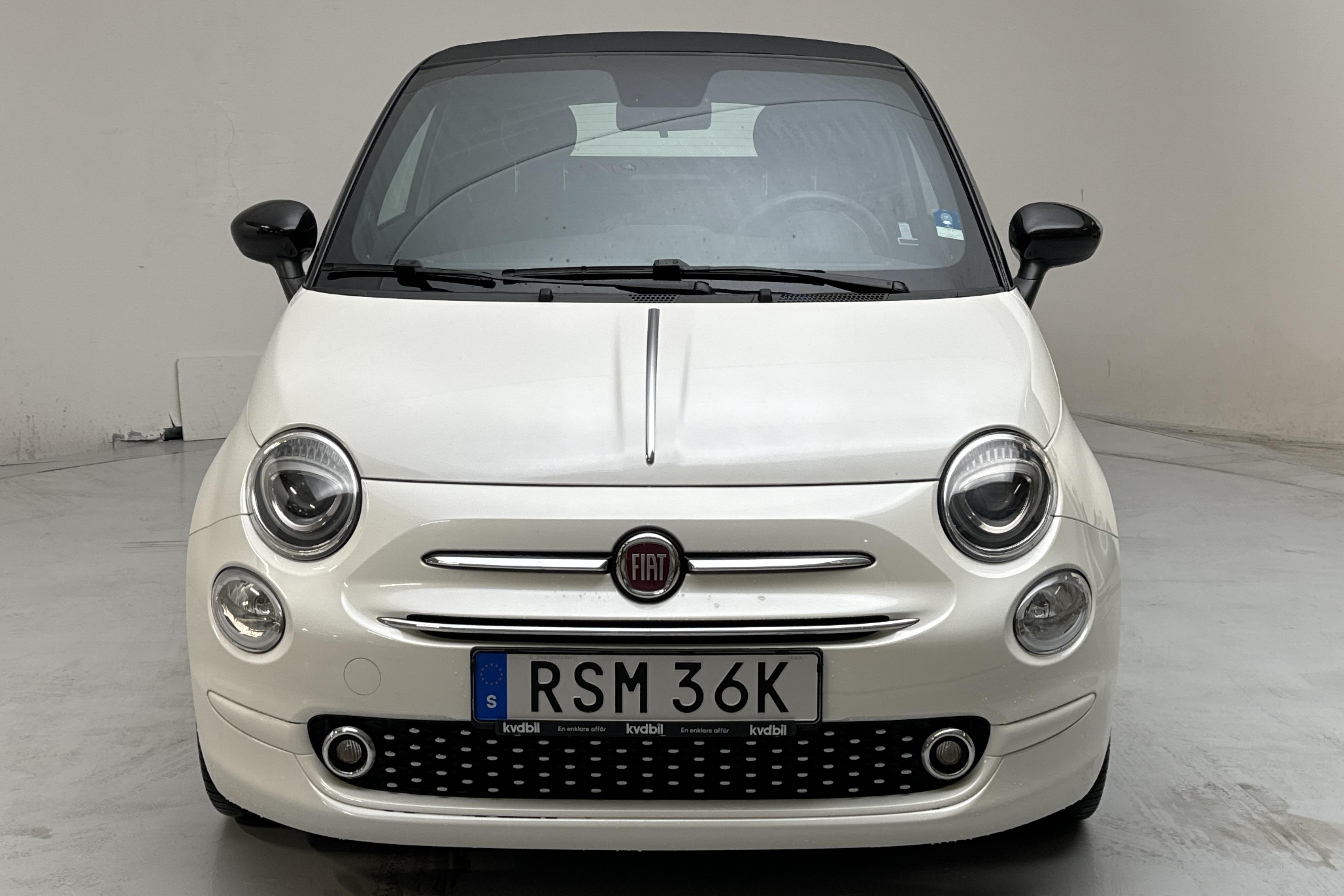 Fiat 500C 1.2 (69hk) - 3 817 mil - Manuell - vit - 2020