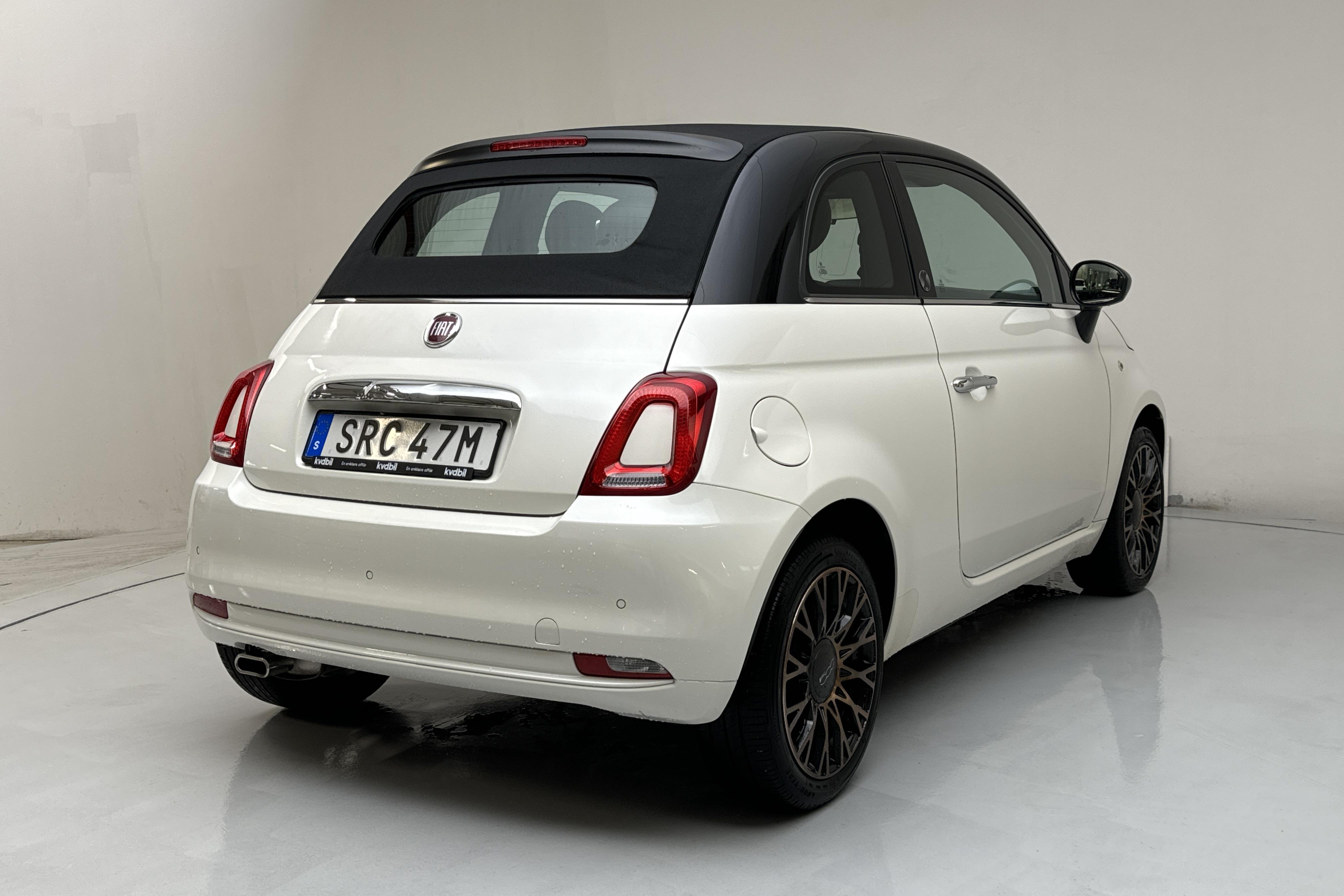 Fiat 500 1.2 (69hk) - 54 740 km - Manuaalinen - valkoinen - 2019