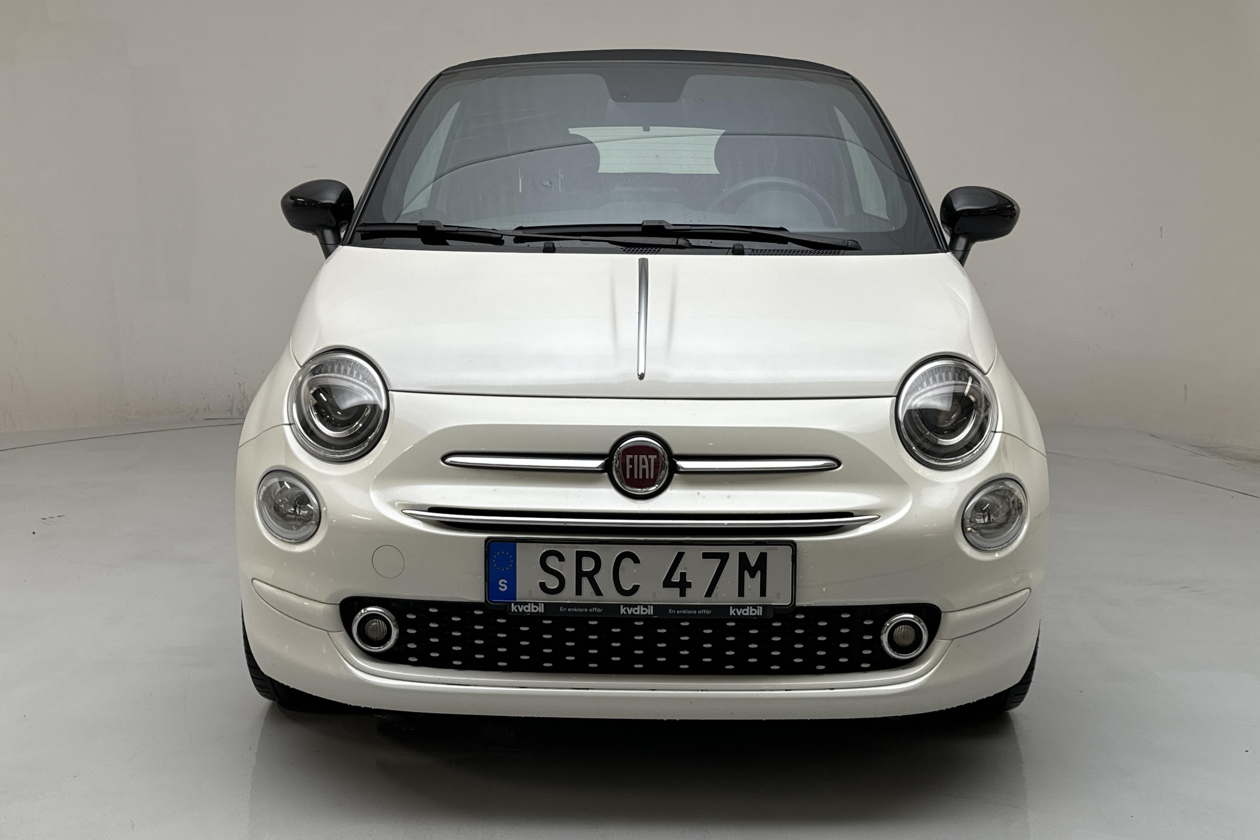 Fiat 500 1.2 (69hk) - 54 740 km - Manuaalinen - valkoinen - 2019