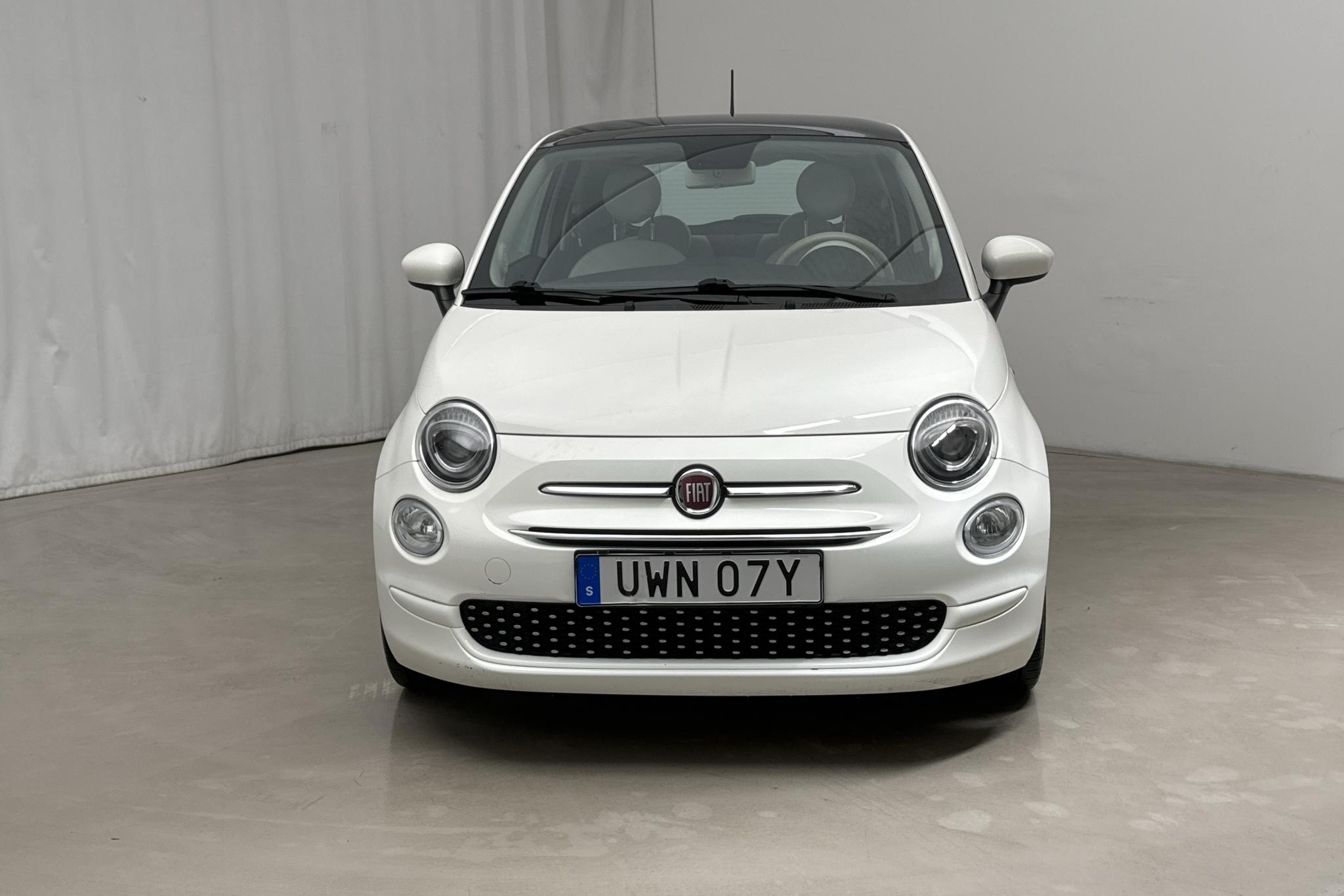 Fiat 500 1.2 (69hk) - 4 670 mil - Manuell - vit - 2020