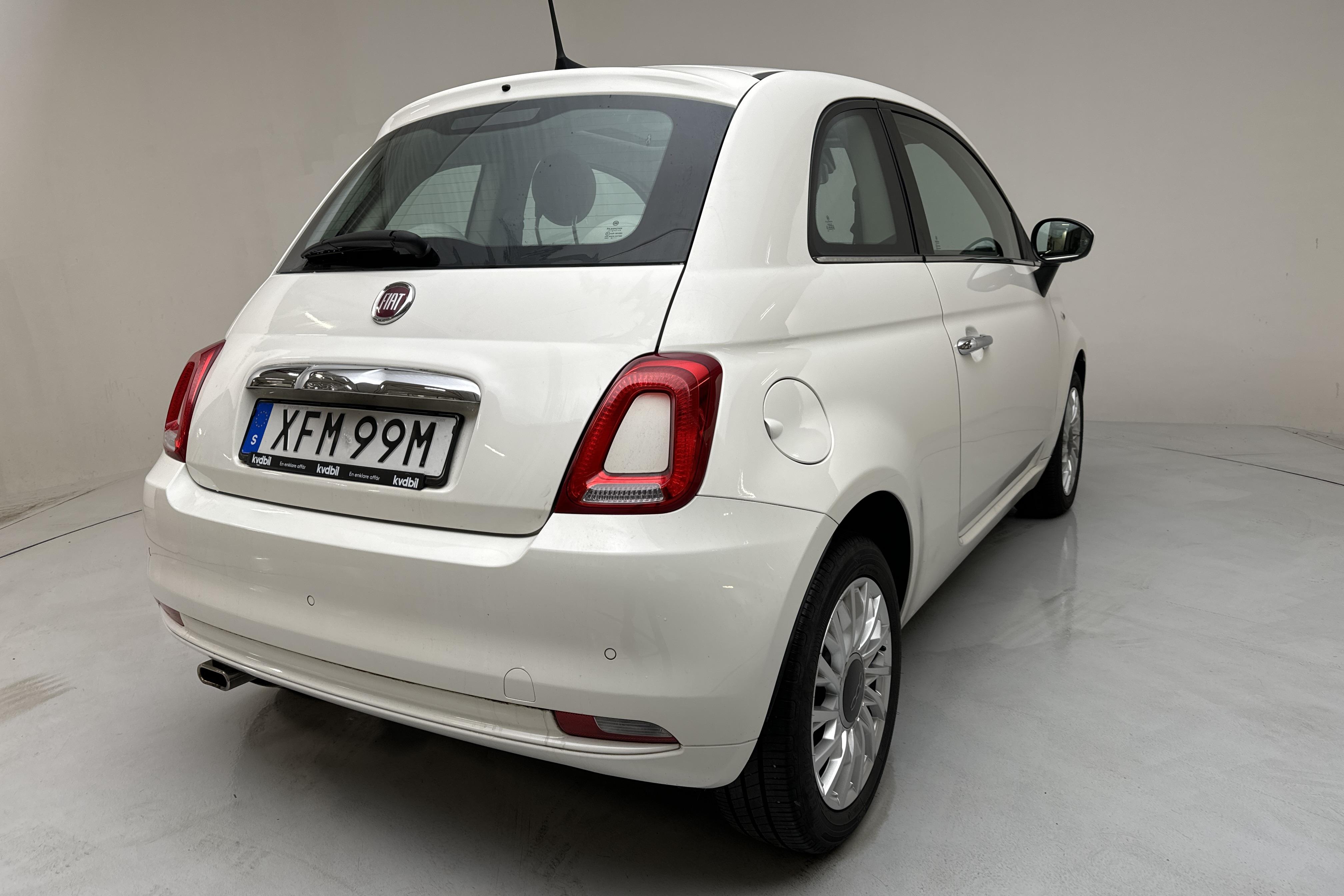 Fiat 500 1.2 (69hk) - 48 890 km - Manuaalinen - valkoinen - 2020