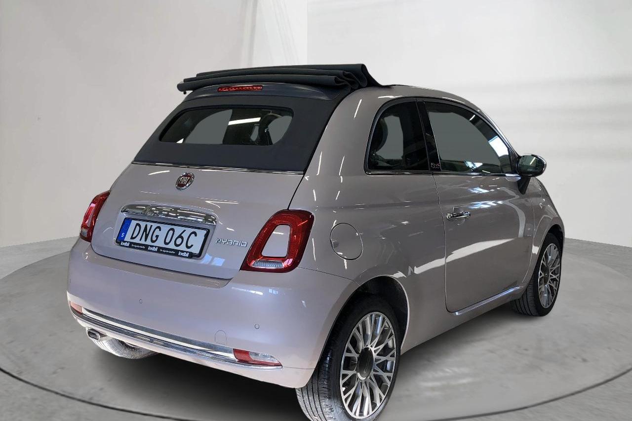 Fiat 500C (70hk) - 21 080 km - Manualna - biały - 2020