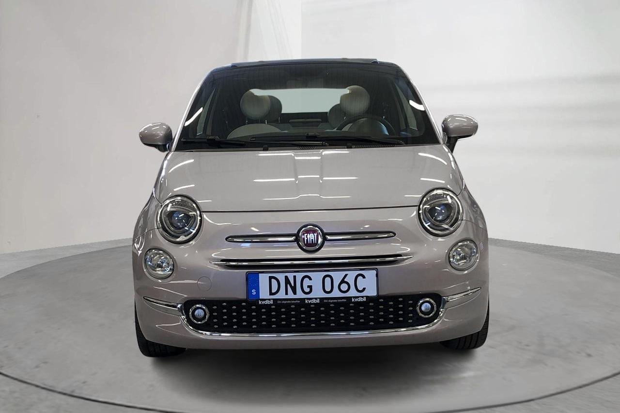 Fiat 500C (70hk) - 21 080 km - Käsitsi - valge - 2020