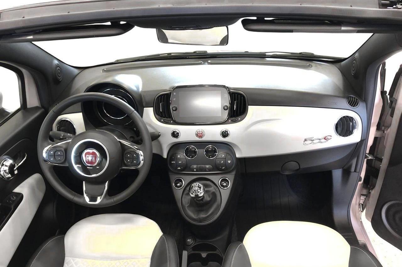 Fiat 500C (70hk) - 21 080 km - Manualna - biały - 2020