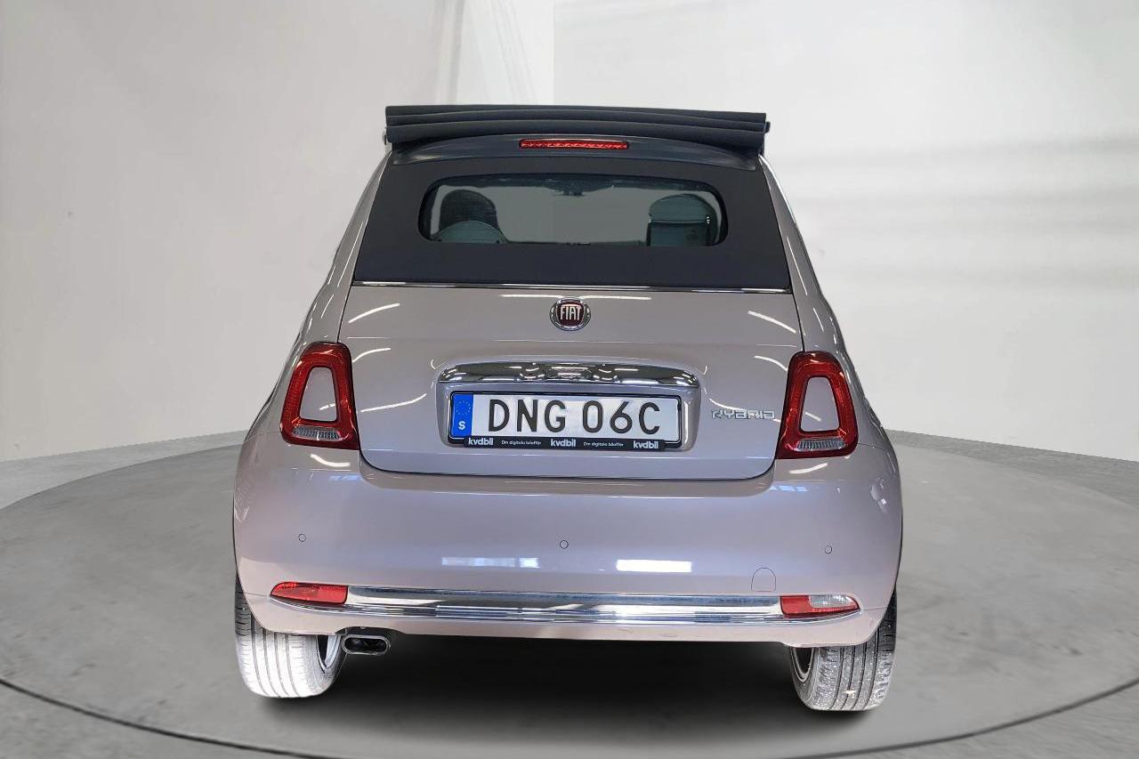 Fiat 500C (70hk) - 21 080 km - Manualna - biały - 2020