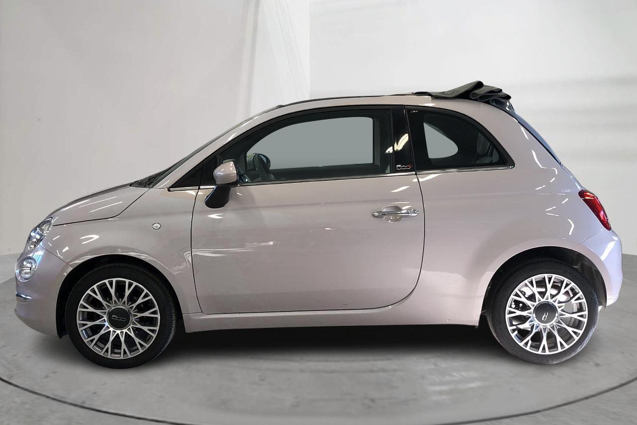 Fiat 500C (70hk) - 21 080 km - Manuaalinen - valkoinen - 2020