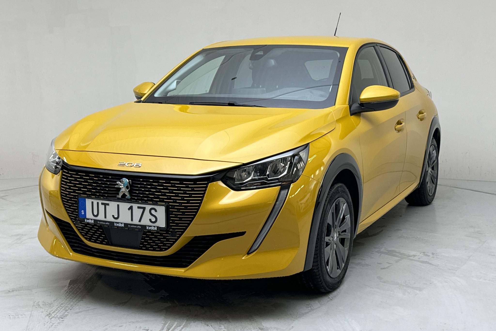 Peugeot e-208 50 kWh 5dr (136hk) - 29 300 km - Automatic - yellow - 2021