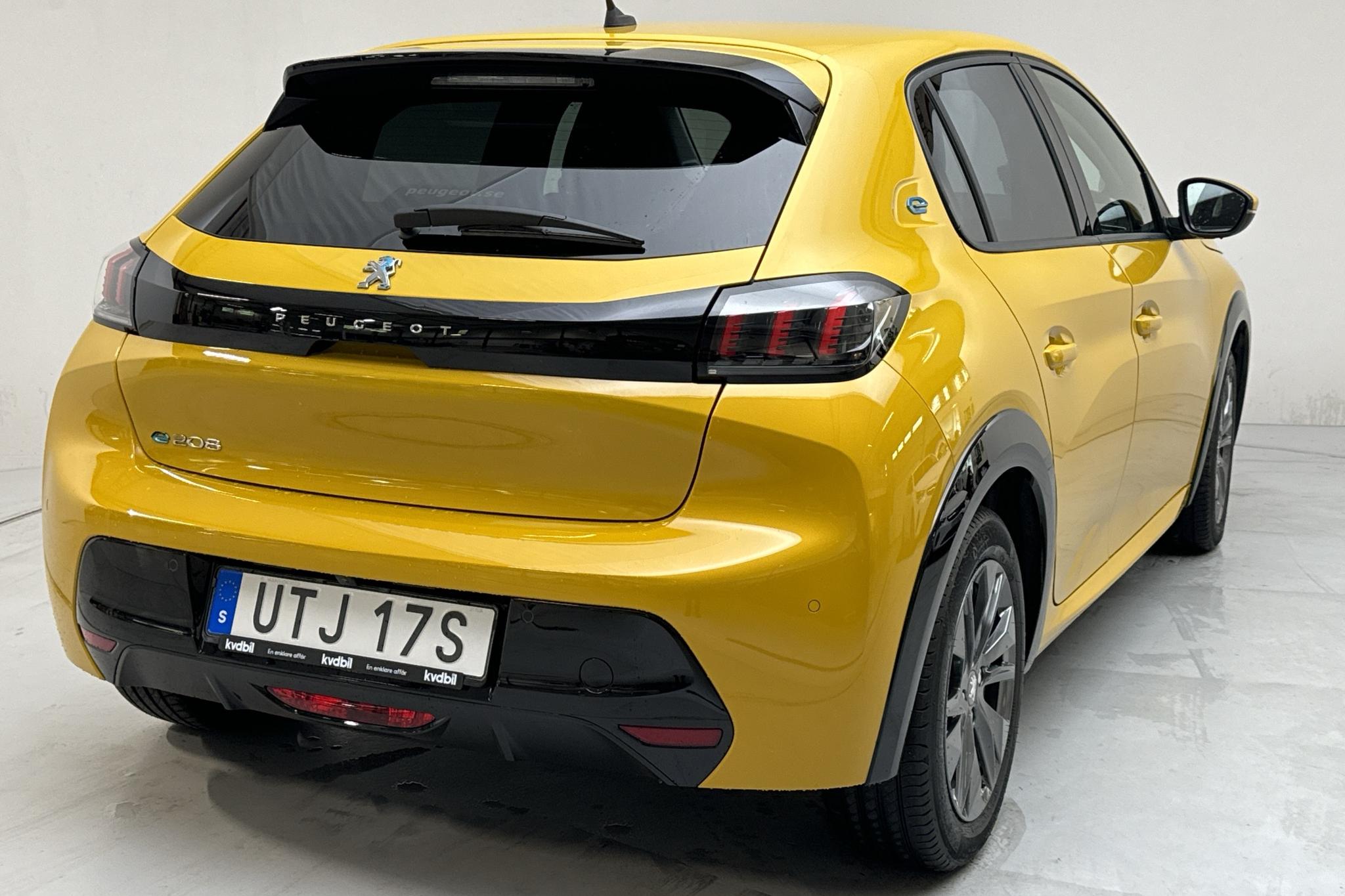 Peugeot e-208 50 kWh 5dr (136hk) - 29 300 km - Automatic - yellow - 2021