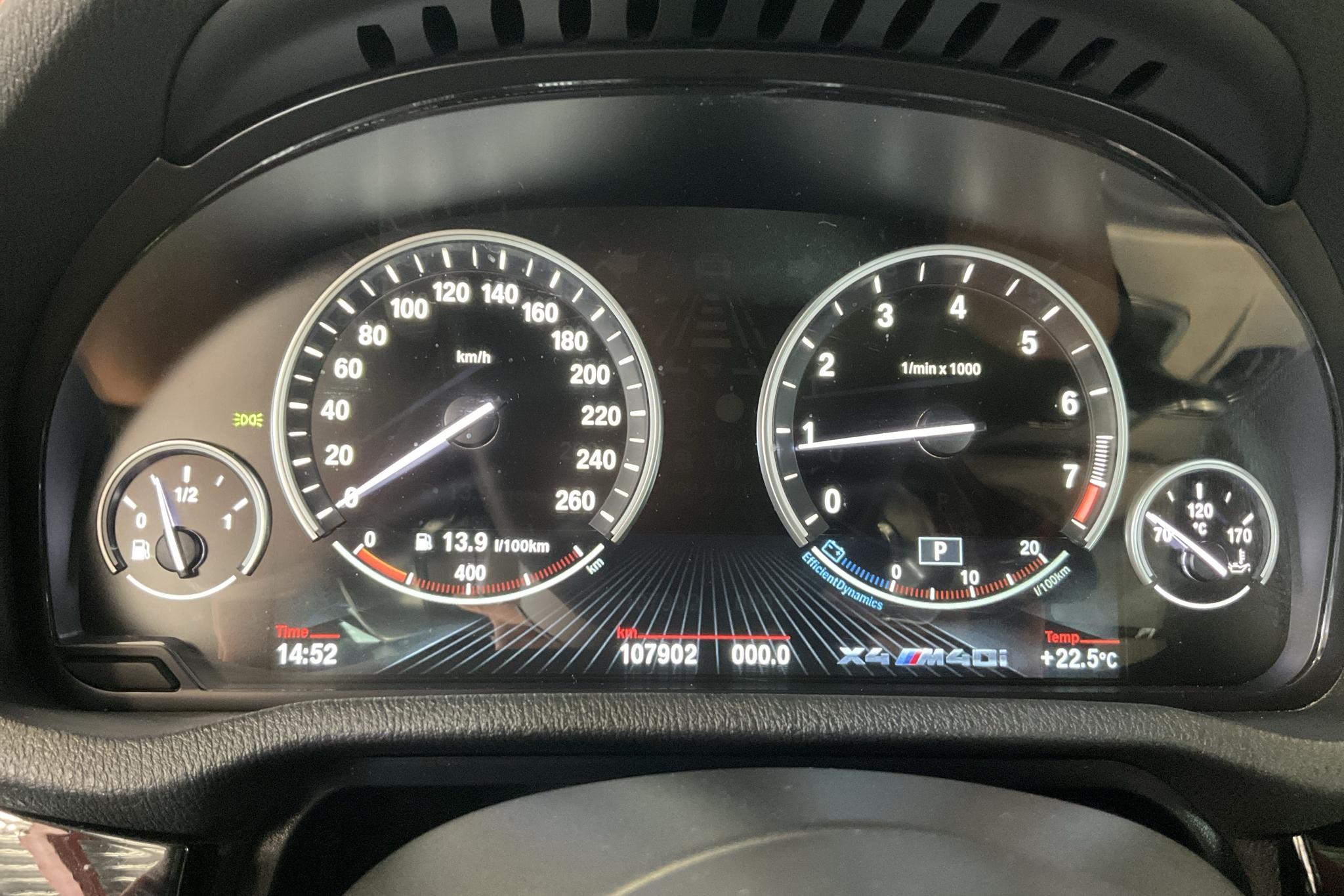 BMW X4 M40I - 107 910 km - Automatyczna - biały - 2017