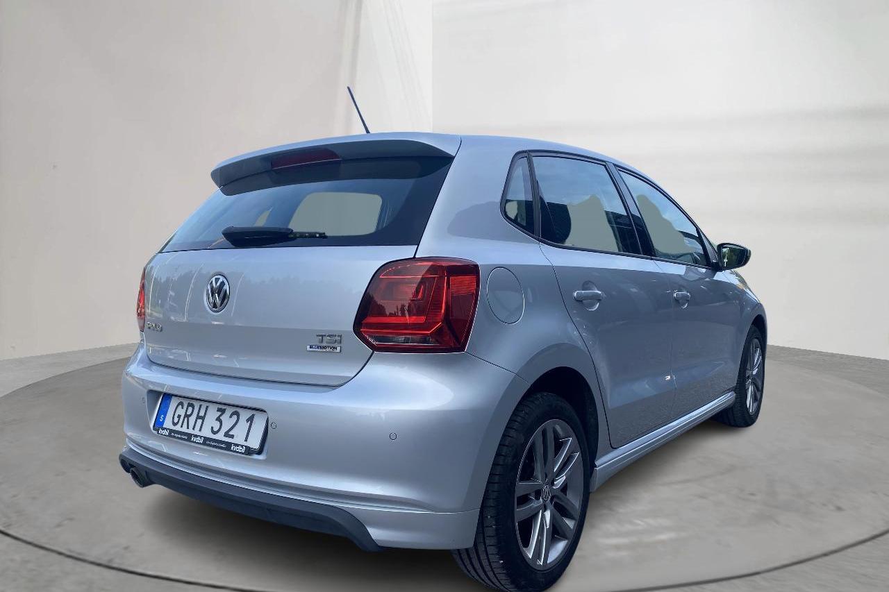 VW Polo 1.2 TSI 5dr (90hk) - 88 410 km - Manuaalinen - hopea - 2017