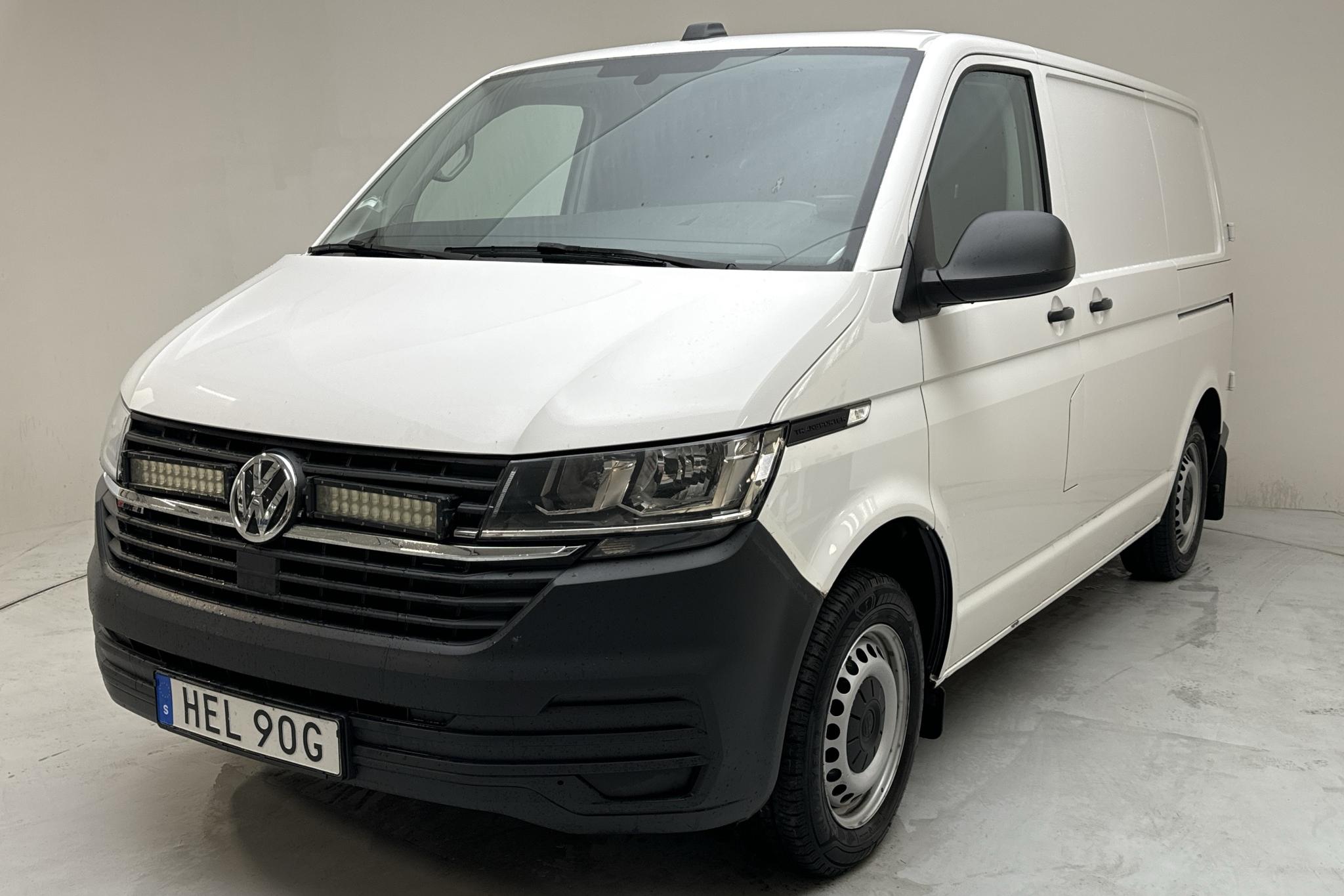 VW Transporter T6 2.0 TDI BMT Skåp 4MOTION (150hk) - 172 080 km - Automaattinen - valkoinen - 2020