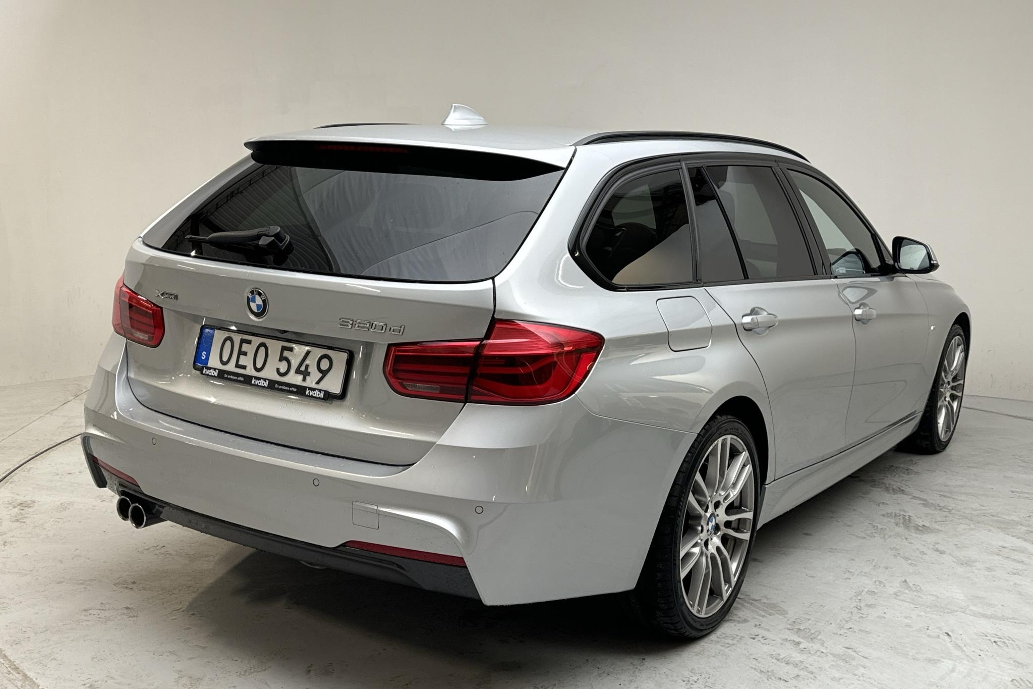 BMW 320d xDrive Touring, F31 (190hk) - 132 440 km - Automatic - silver - 2017