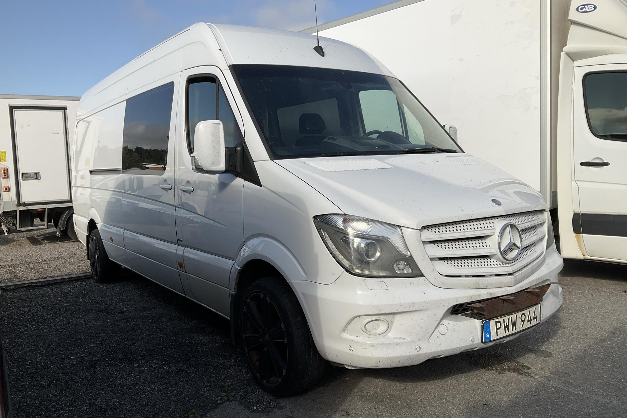 Mercedes Sprinter 319 CDI (190hk) - 22 073 mil - Automat - vit - 2015