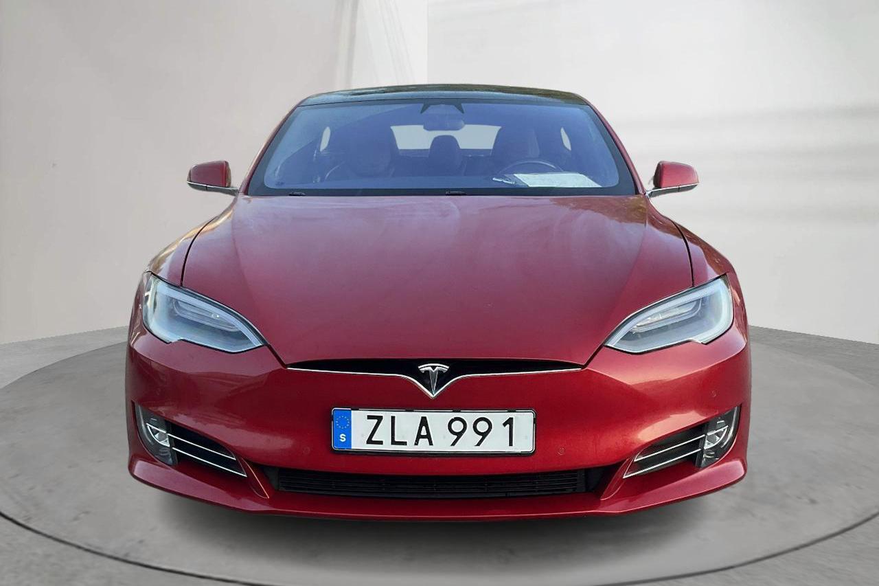 Tesla Model S 75D - 151 250 km - Automatyczna - czerwony - 2018