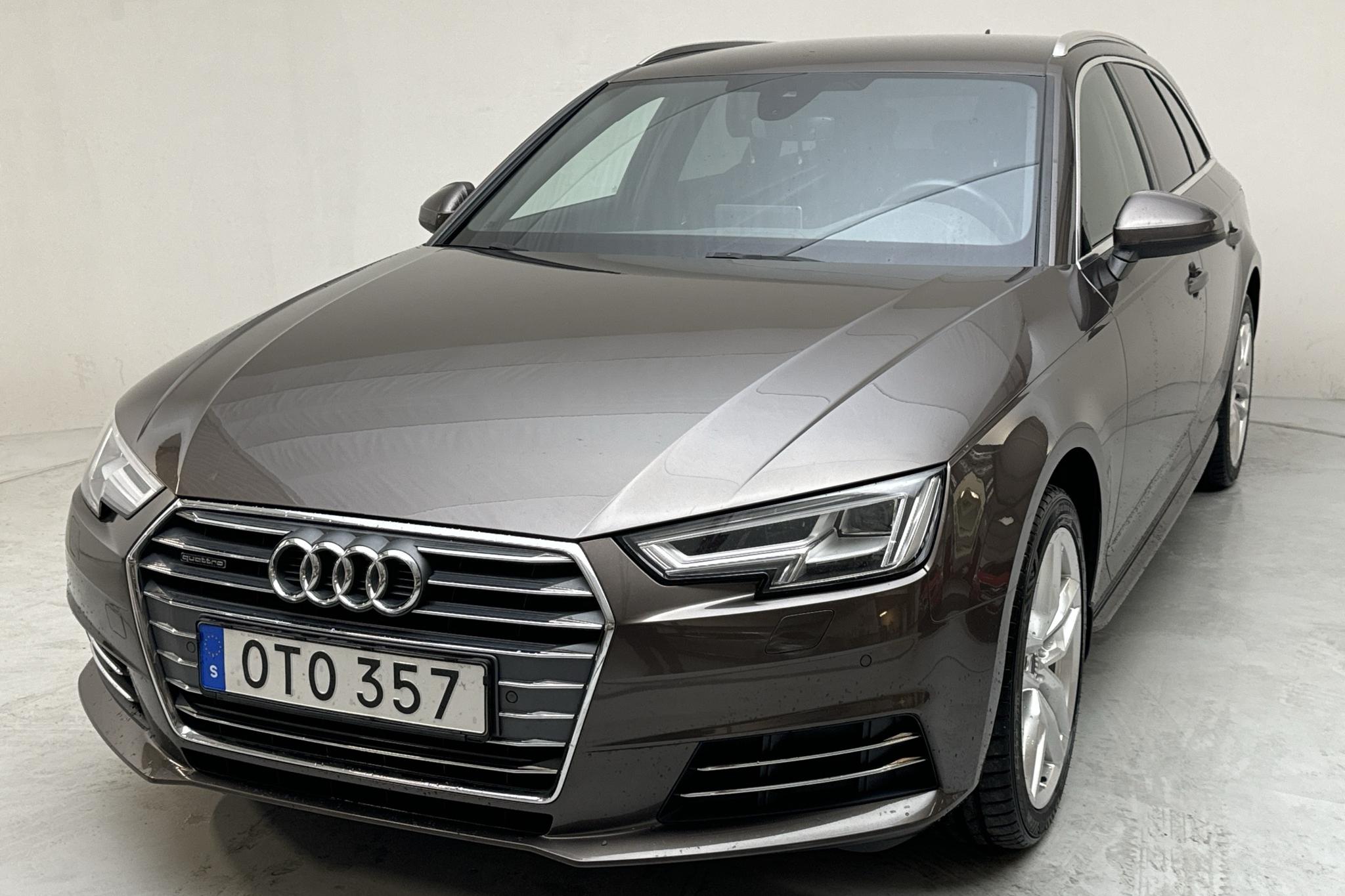 Audi A4 2.0 TDI Avant quattro (190hk) - 125 470 km - Automatyczna - brązowy - 2016