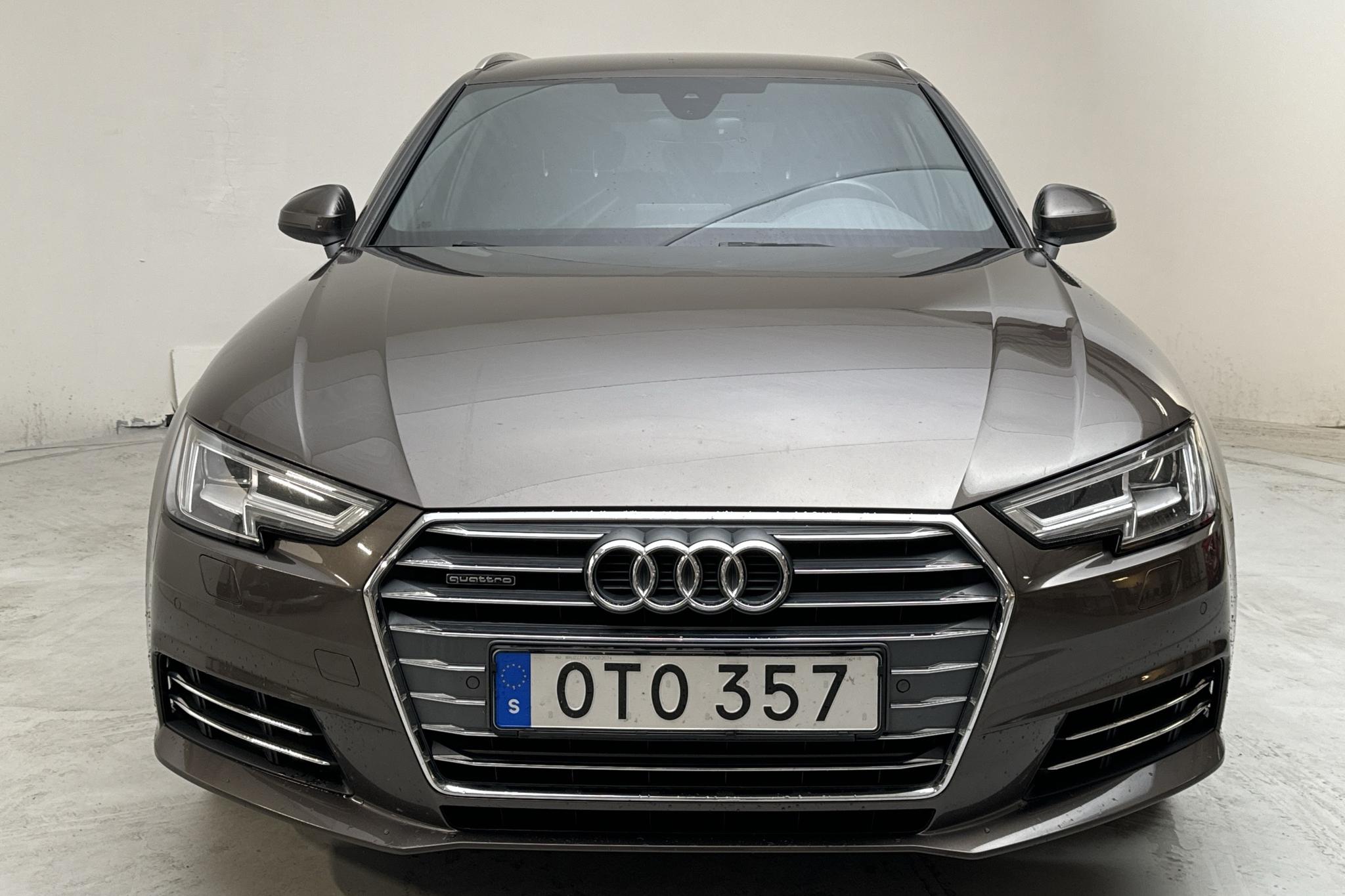 Audi A4 2.0 TDI Avant quattro (190hk) - 125 470 km - Automatyczna - brązowy - 2016