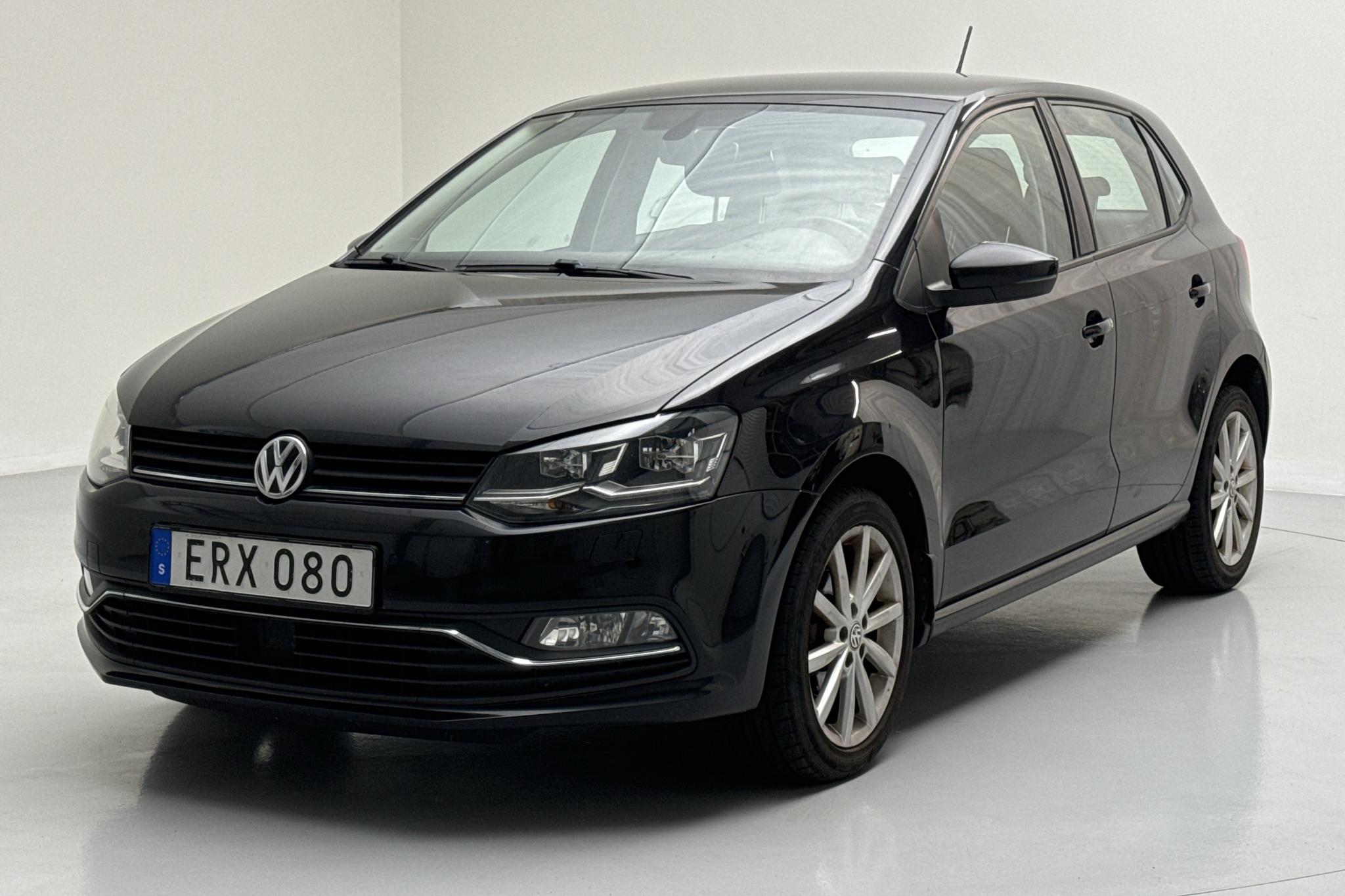 VW Polo 1.2 TSI 5dr (90hk) - 181 020 km - Manual - black - 2017