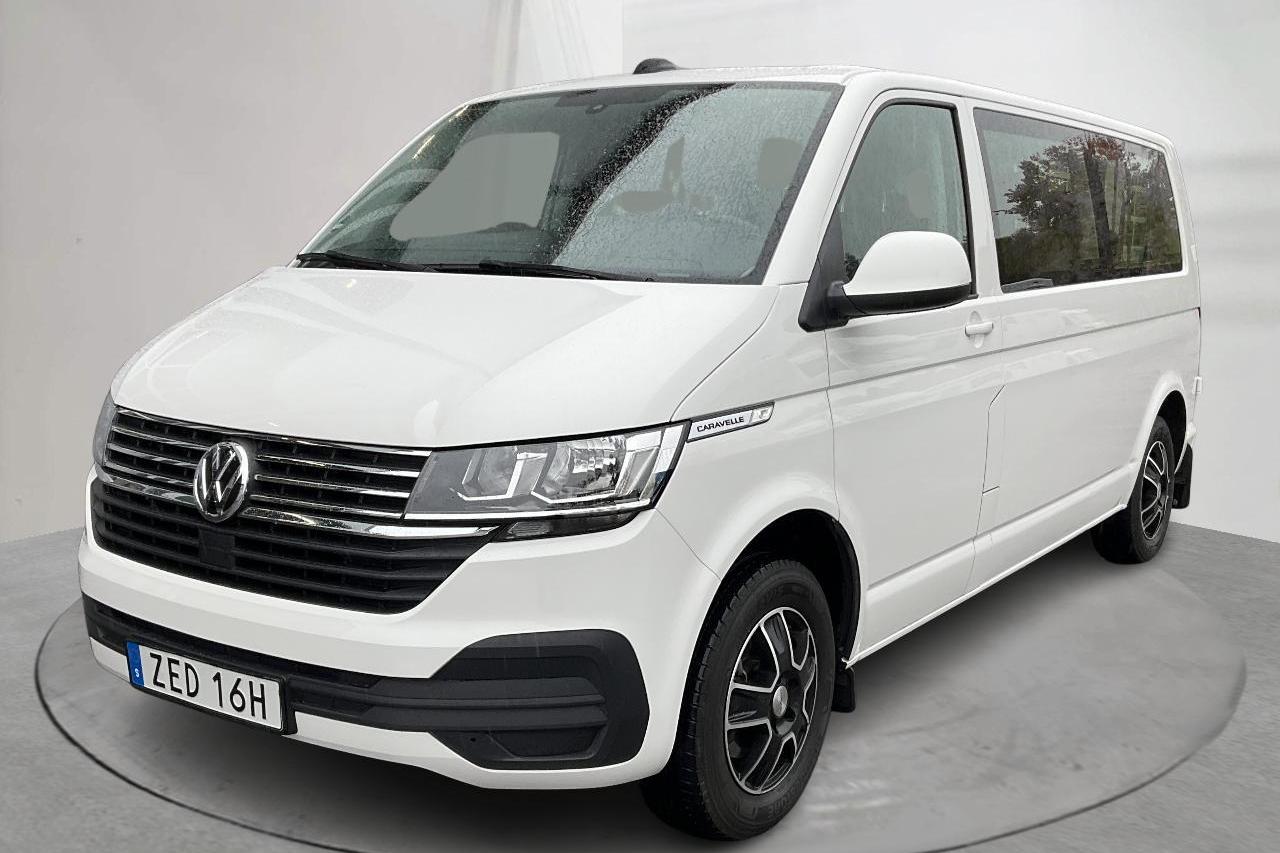 VW Caravelle T6 2.0 TDI BMT (150hk) - 60 660 km - Manualna - biały - 2023