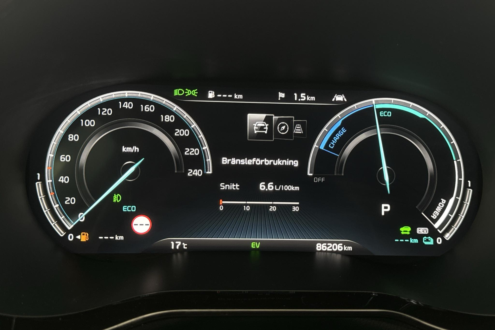 KIA Ceed 1.6 Plug-in Hybrid SW (141hk) - 86 210 km - Automatyczna - biały - 2020