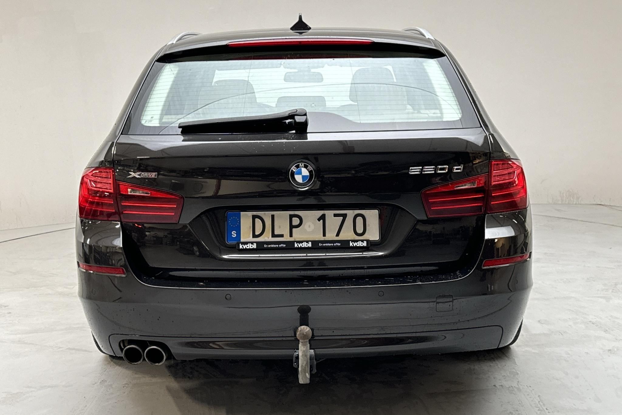 BMW 520d xDrive Touring, F11 (190hk) - 17 528 mil - Automat - brun - 2015