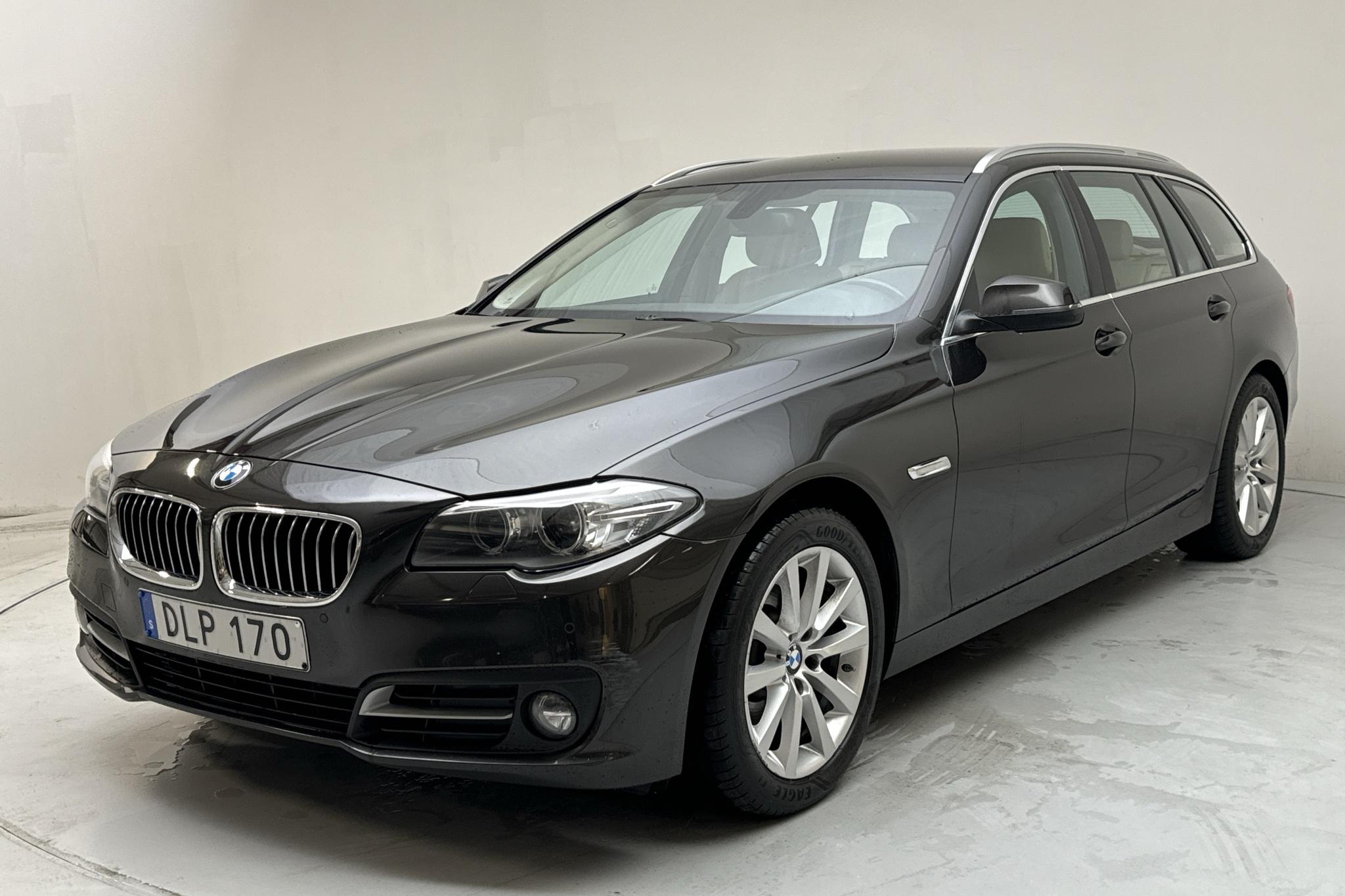 BMW 520d xDrive Touring, F11 (190hk) - 17 528 mil - Automat - brun - 2015