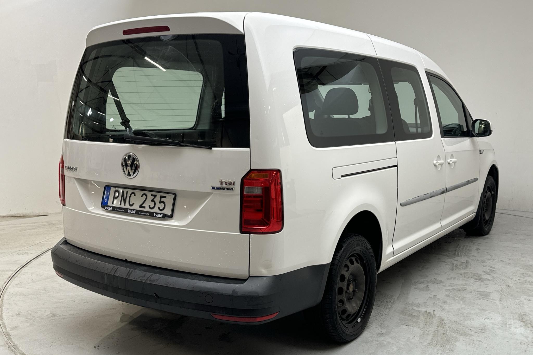 VW Caddy Life Maxi 1.4 TGI (110hk) - 185 390 km - Automaattinen - valkoinen - 2018