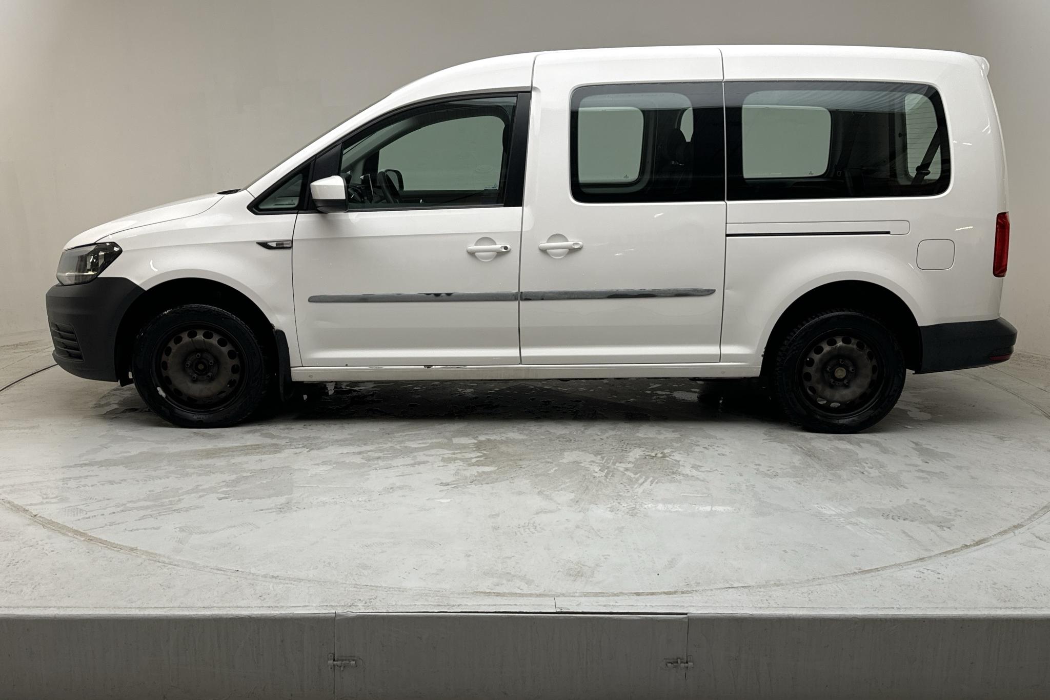 VW Caddy Life Maxi 1.4 TGI (110hk) - 185 390 km - Automatic - white - 2018