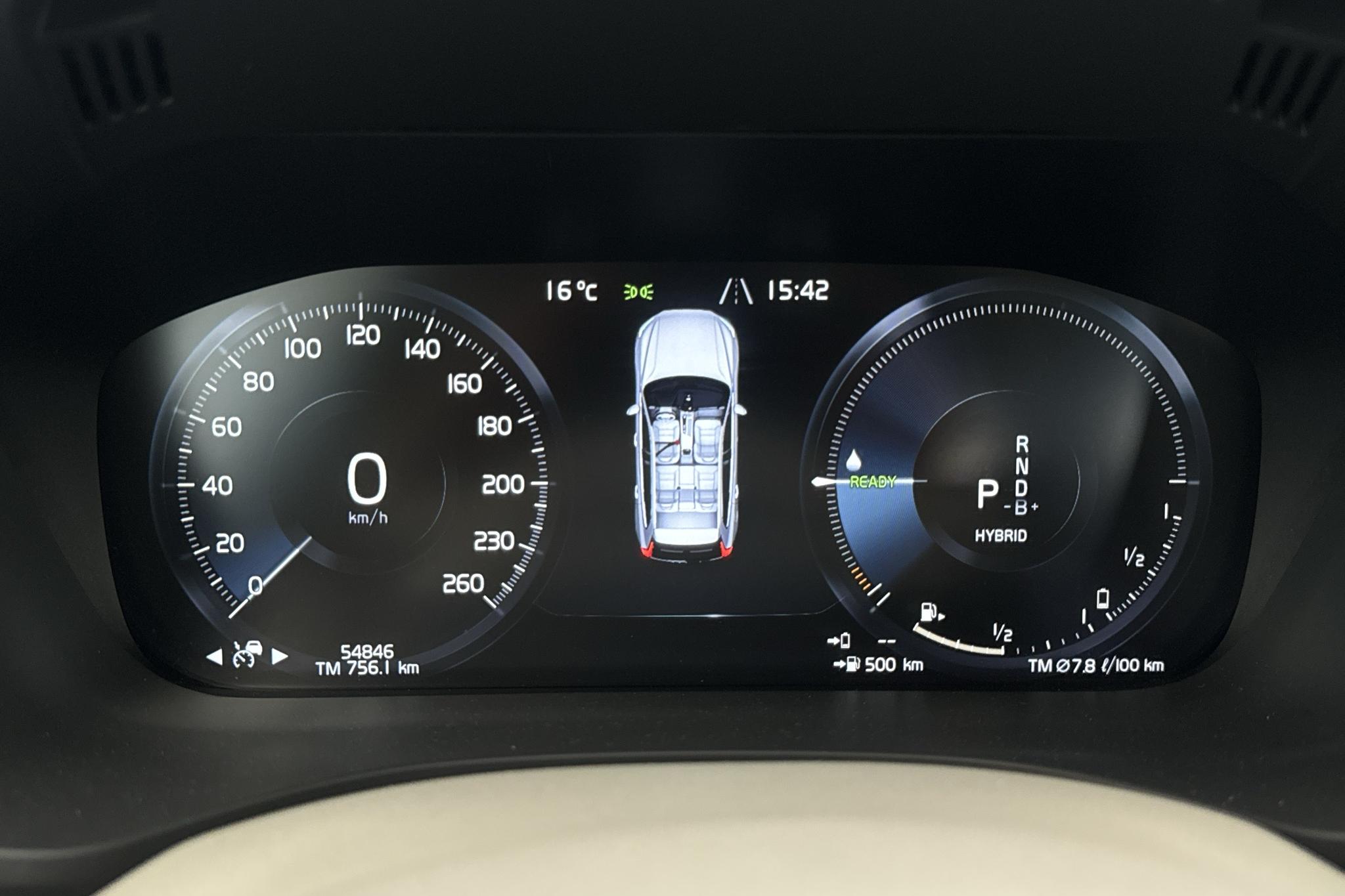 Volvo XC60 T6 AWD Recharge (340hk) - 54 840 km - Automatyczna - czarny - 2021