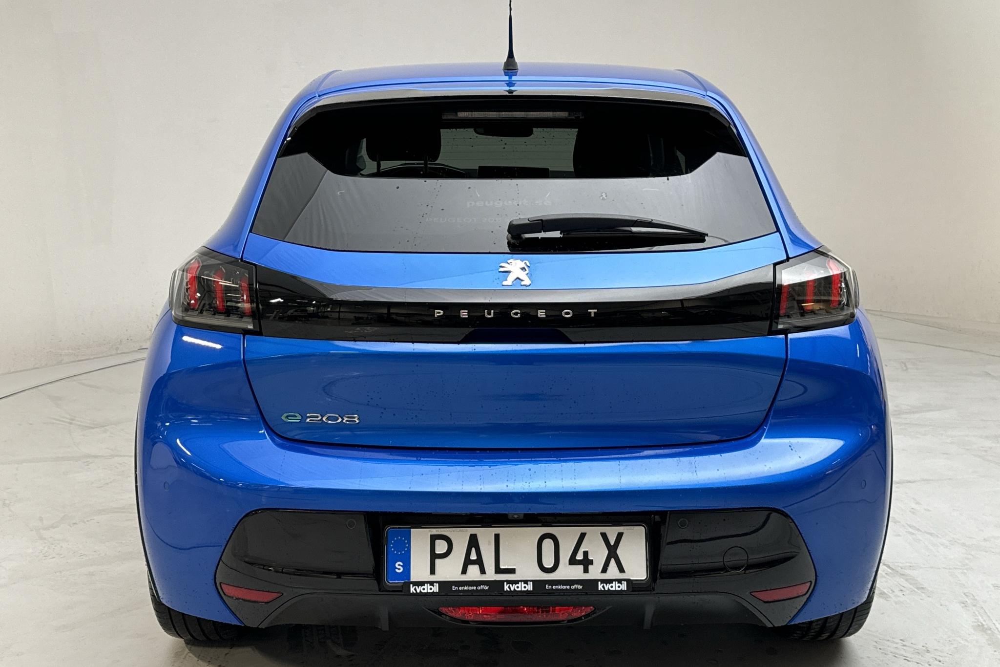 Peugeot e-208 50 kWh 5dr (136hk) - 36 190 km - Automatic - blue - 2021