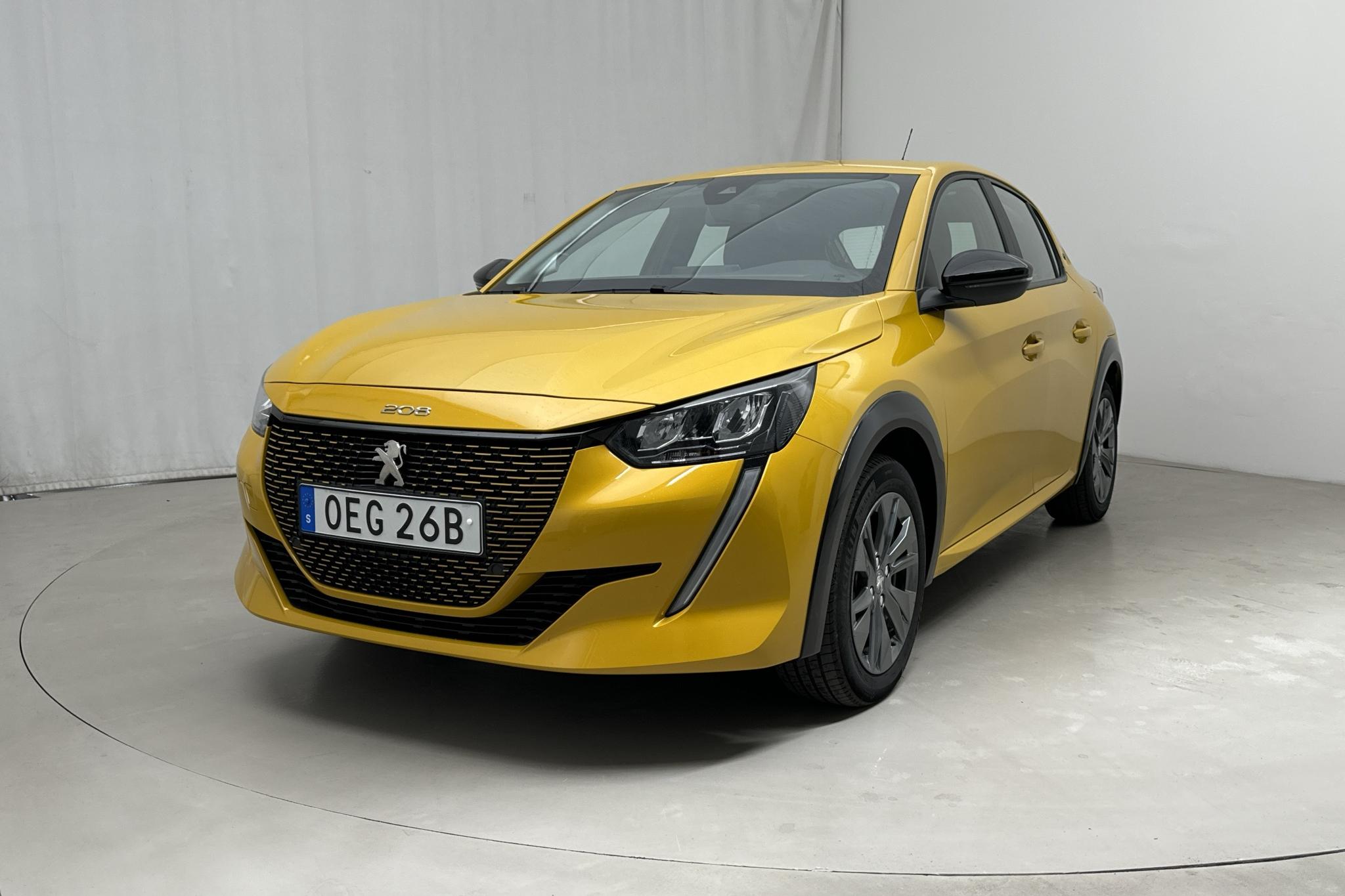 Peugeot e-208 50 kWh 5dr (136hk) - 24 560 km - Automaatne - kollane - 2022