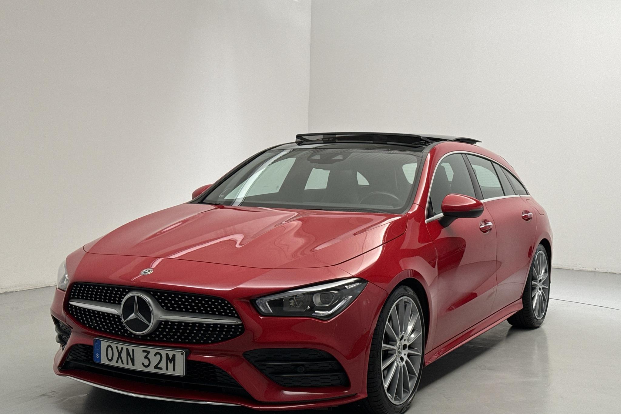 Mercedes CLA 200 Shooting Brake X118 (163hk) - 67 600 km - Automatyczna - czerwony - 2020