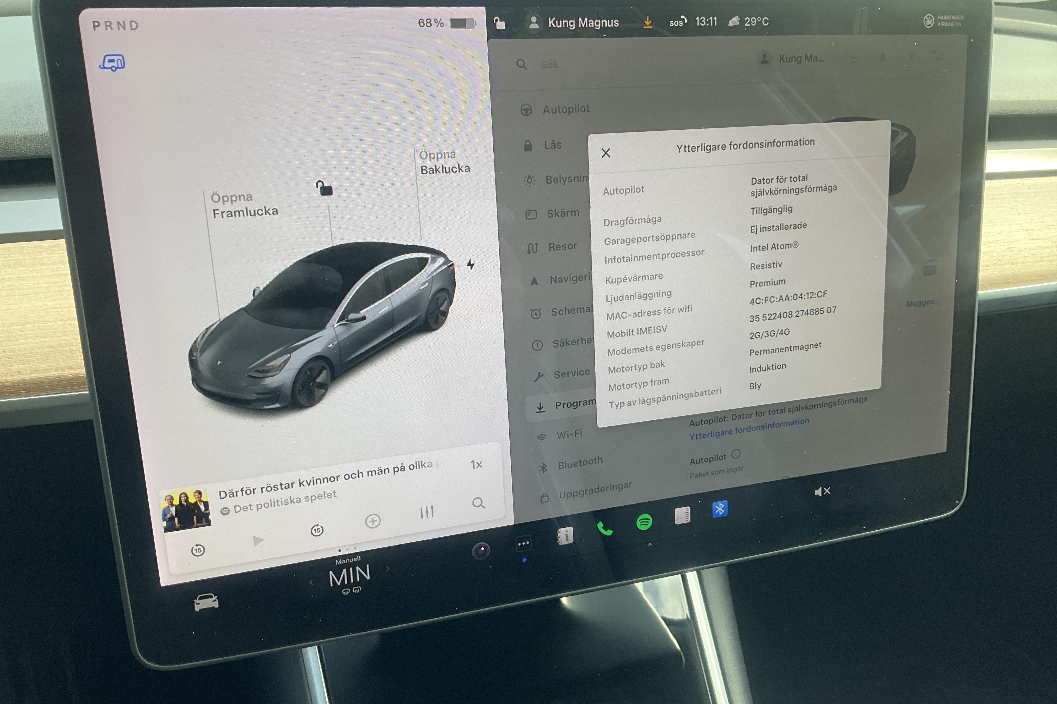 Tesla Model 3 Long Range Dual Motor AWD - 116 240 km - Automaattinen - harmaa - 2020