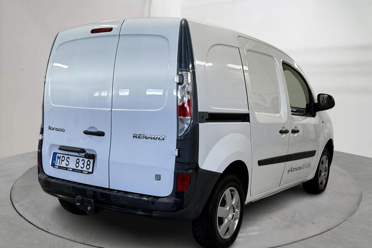 Renault Kangoo II Z.E. 22 kWh Skåp (60hk) - 64 510 km - Automatyczna - biały - 2014