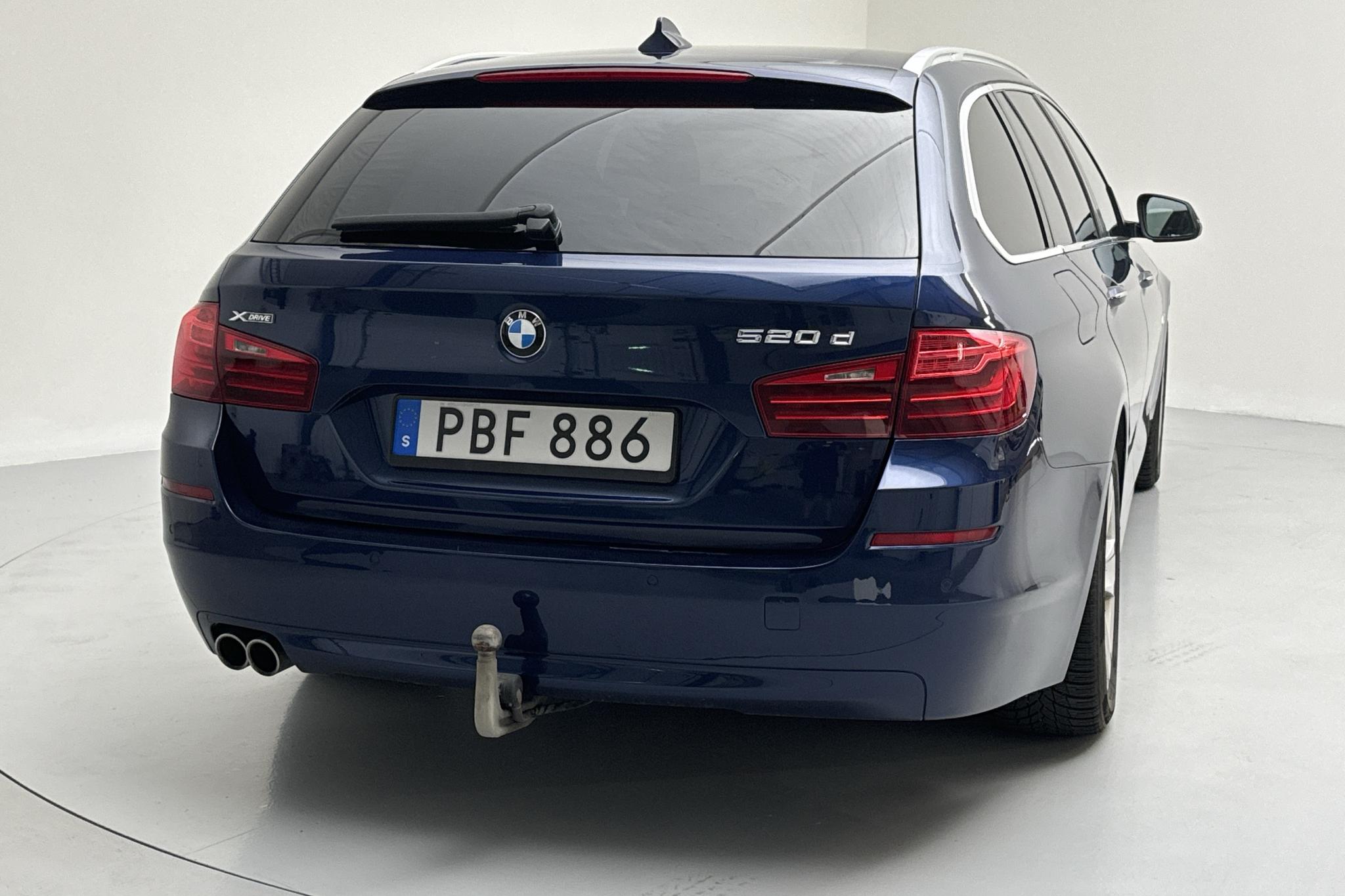 BMW 520d xDrive Touring, F11 (190hk) - 240 350 km - Automatic - blue - 2017