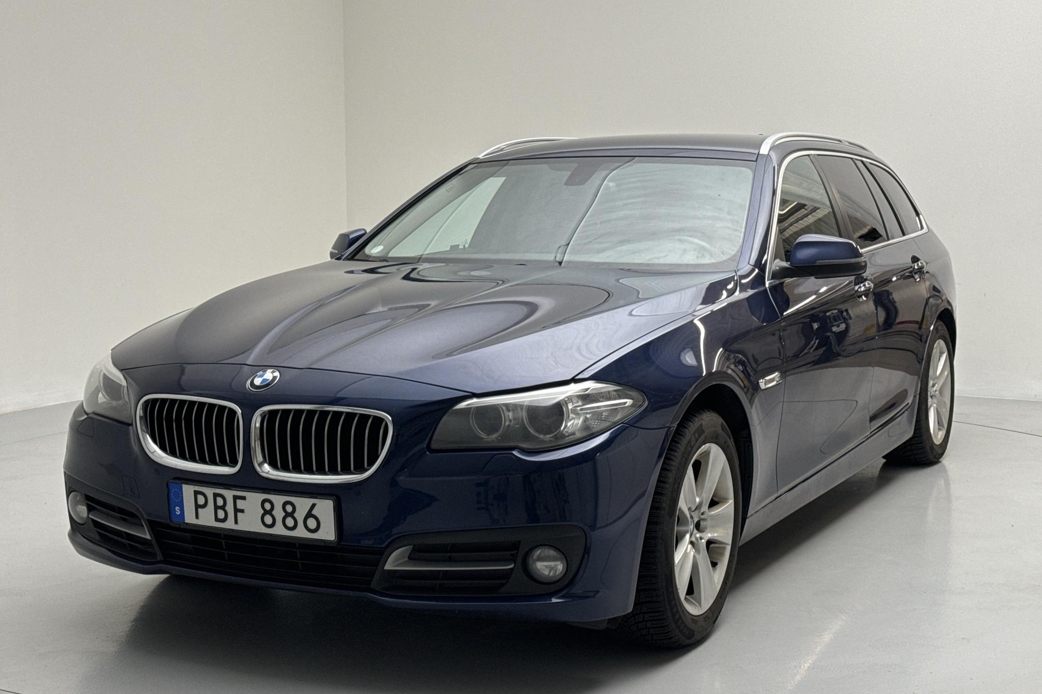 BMW 520d xDrive Touring, F11 (190hk) - 240 350 km - Automaattinen - sininen - 2017