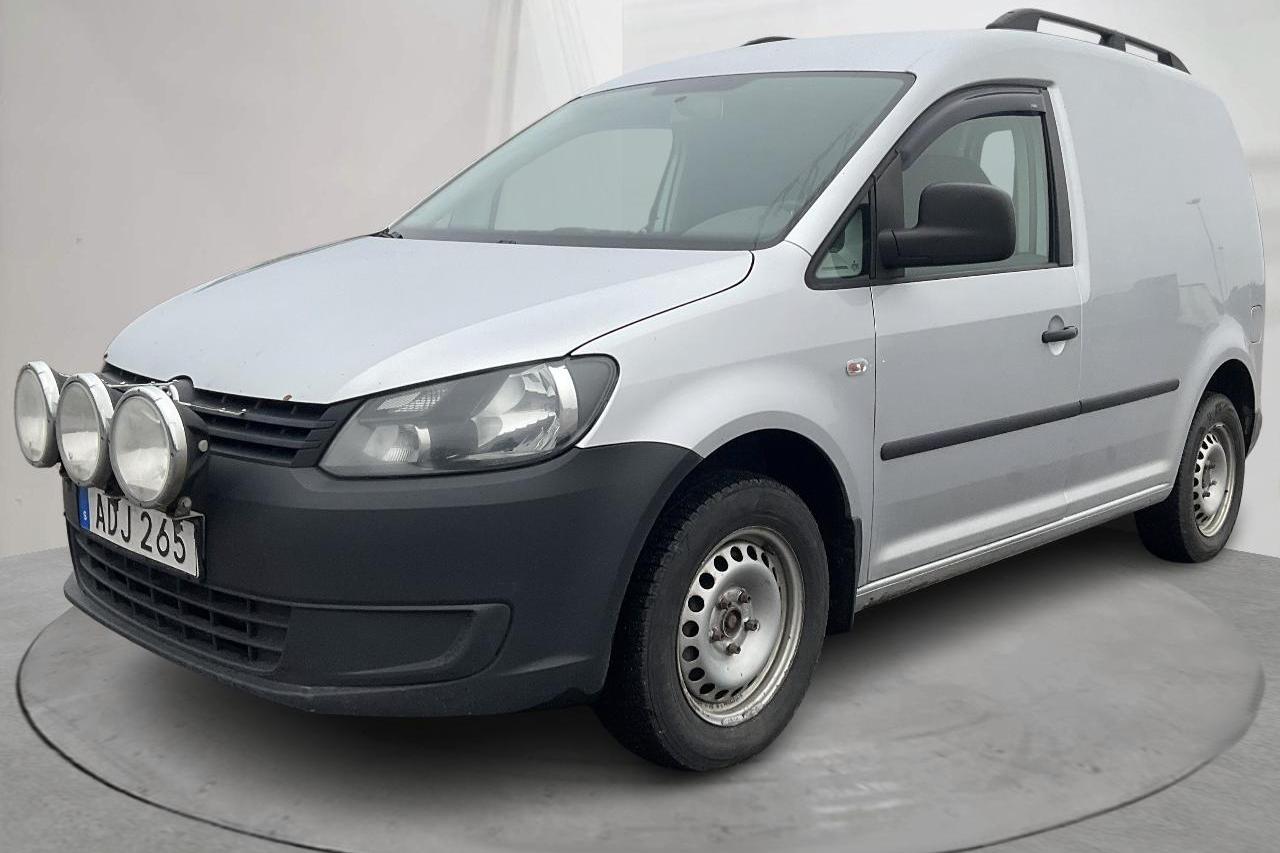 VW Caddy 1.6 TDI Skåp (102hk) - 204 310 km - Automaattinen - hopea - 2014