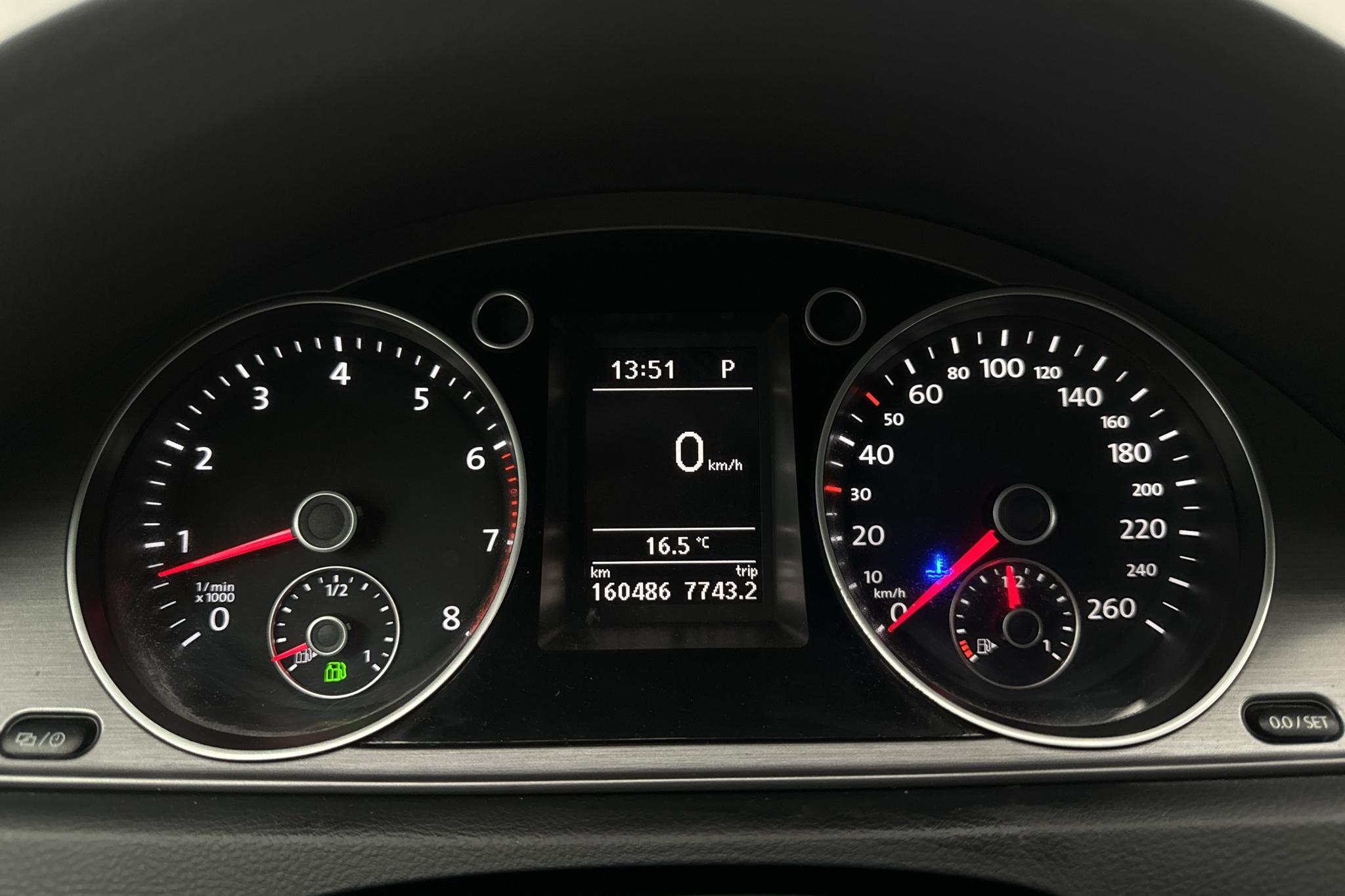 VW Passat 1.4 TSI EcoFuel Variant (150hk) - 160 480 km - Automatyczna - czarny - 2014